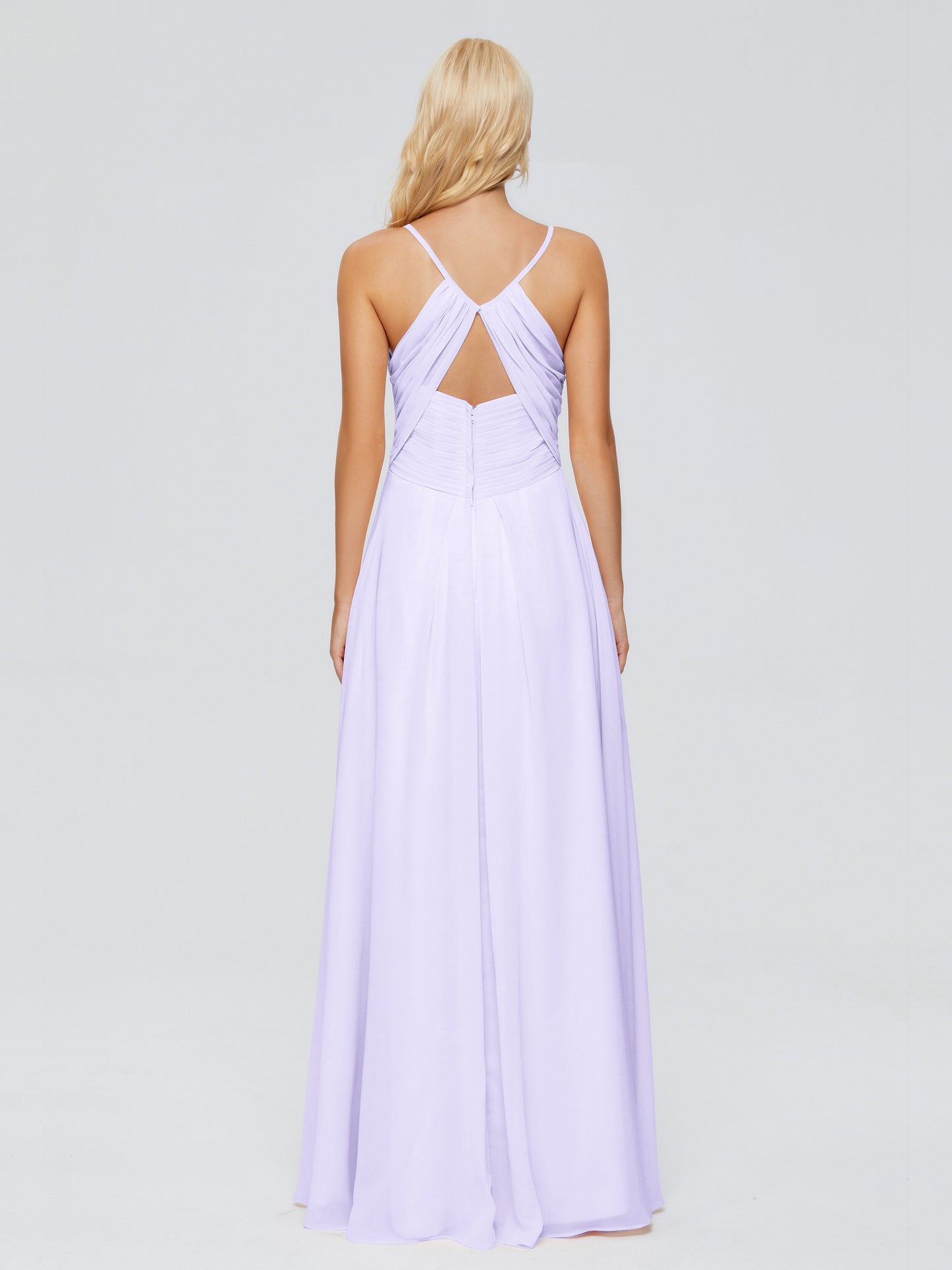 Hadley Spaghetti Straps Chiffon Bridesmaid Dresses