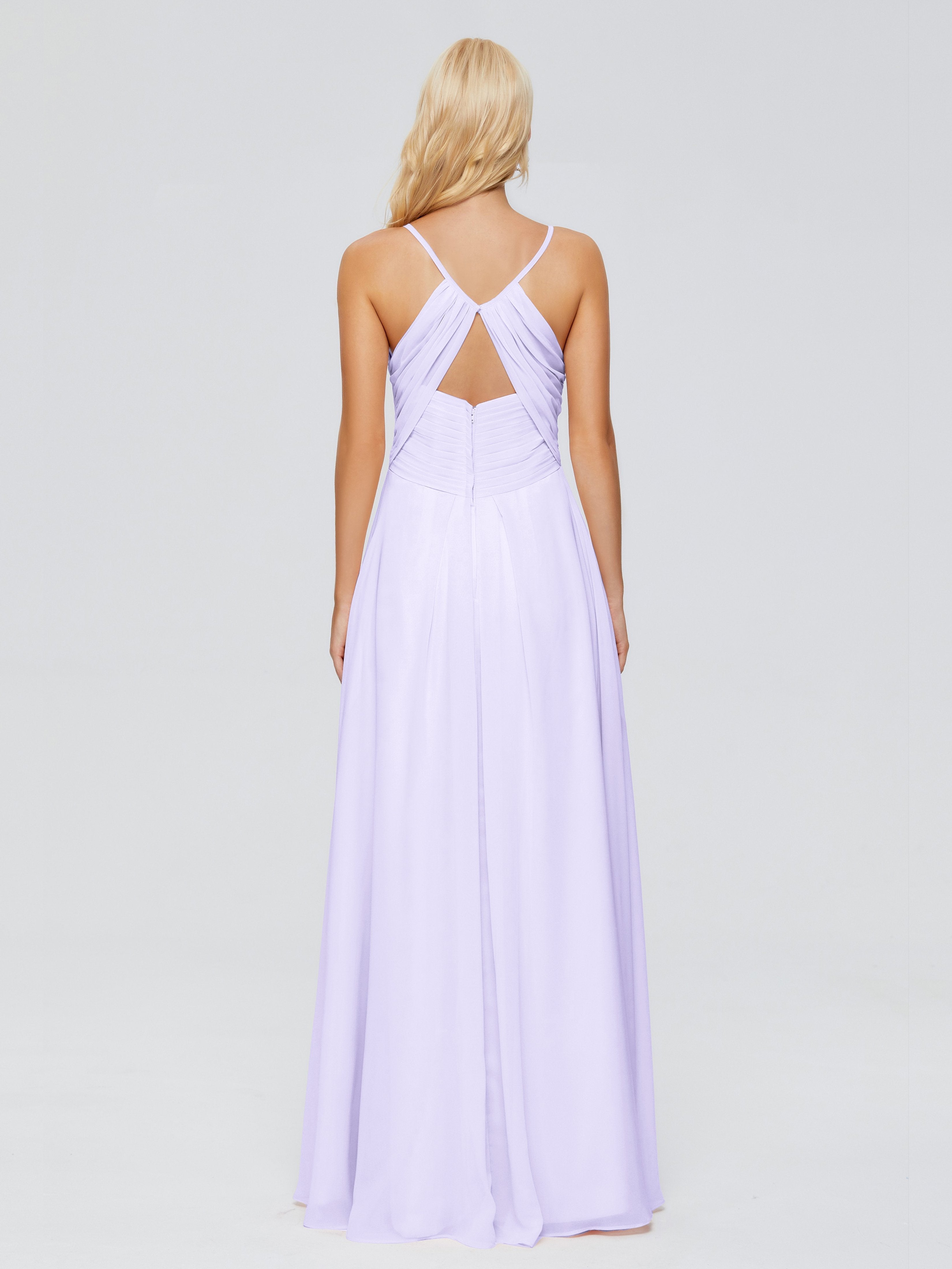 Hadley Spaghetti Straps Chiffon Bridesmaid Dresses
