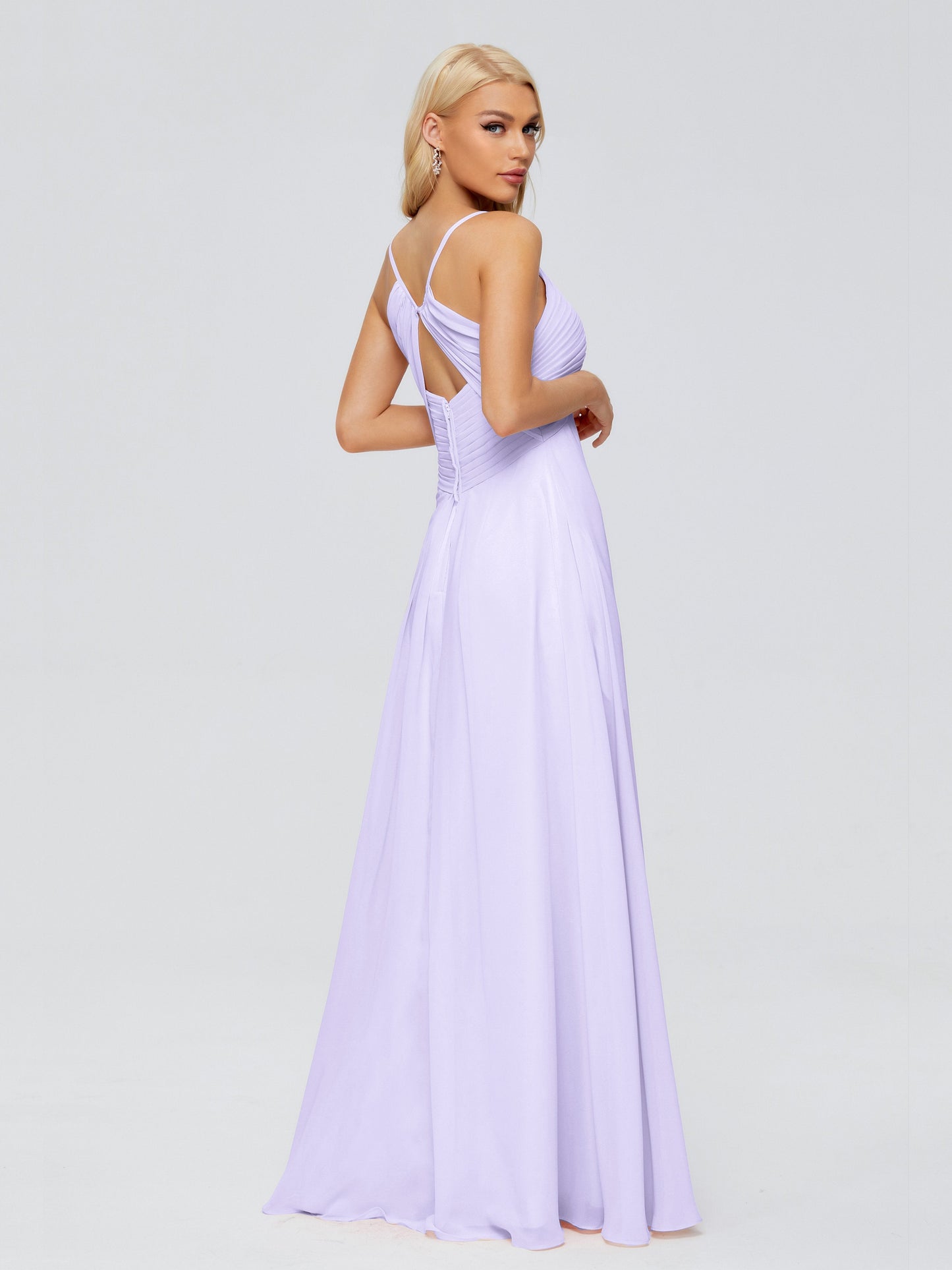 Hadley Spaghetti Straps Chiffon Bridesmaid Dresses