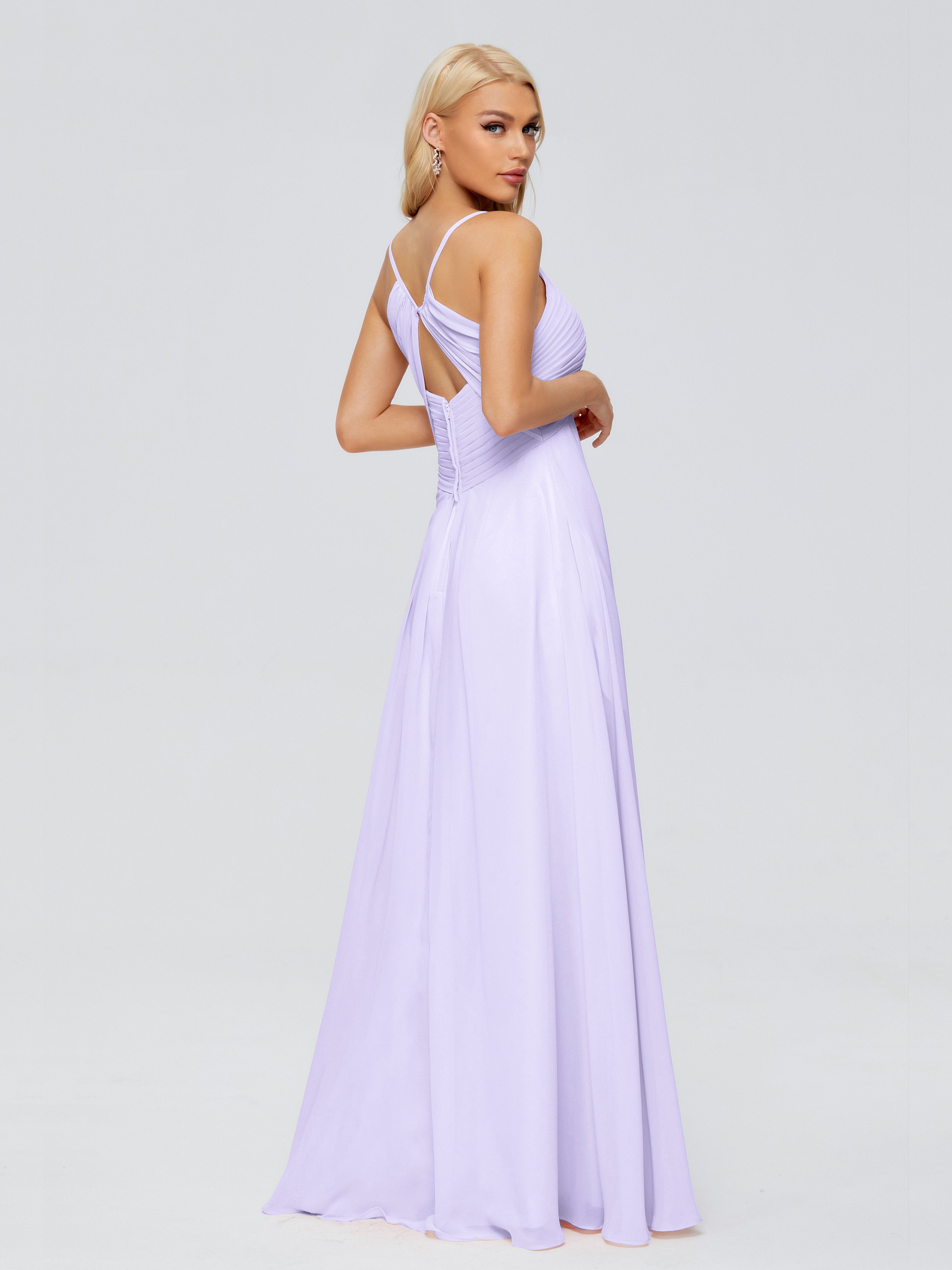 Hadley Spaghetti Straps Chiffon Bridesmaid Dresses