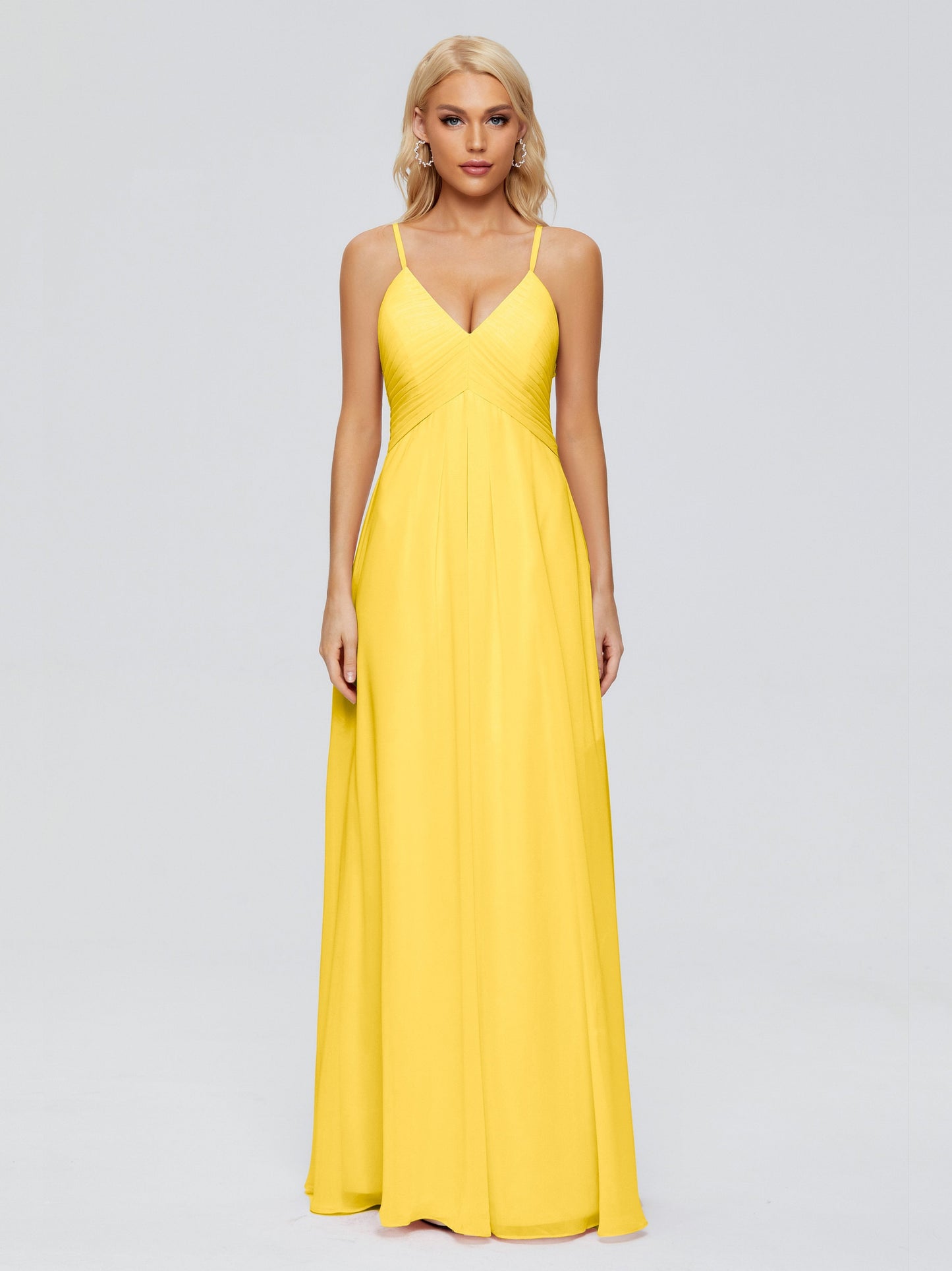 Hadley Spaghetti Straps Chiffon Bridesmaid Dresses