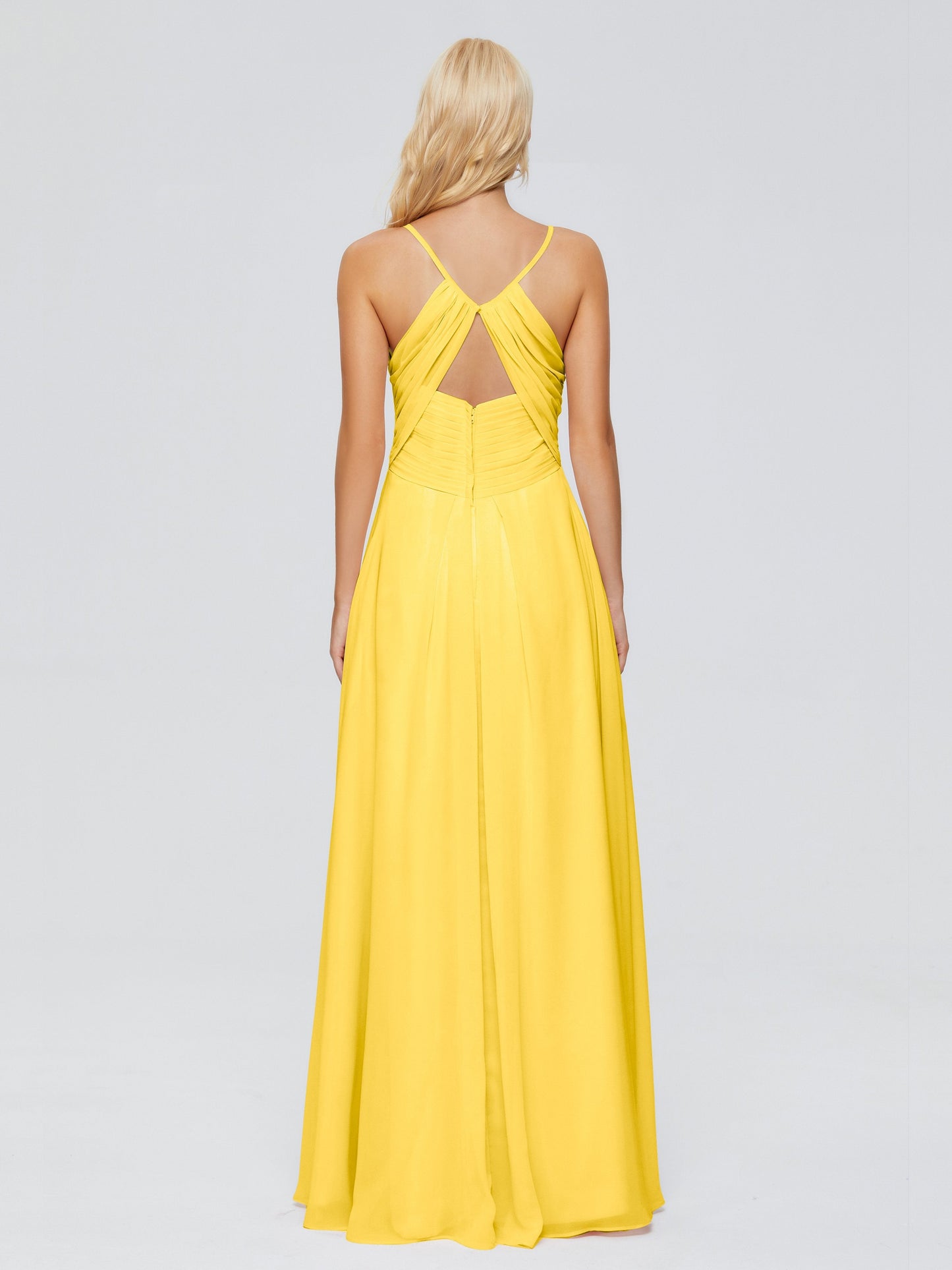 Hadley Spaghetti Straps Chiffon Bridesmaid Dresses