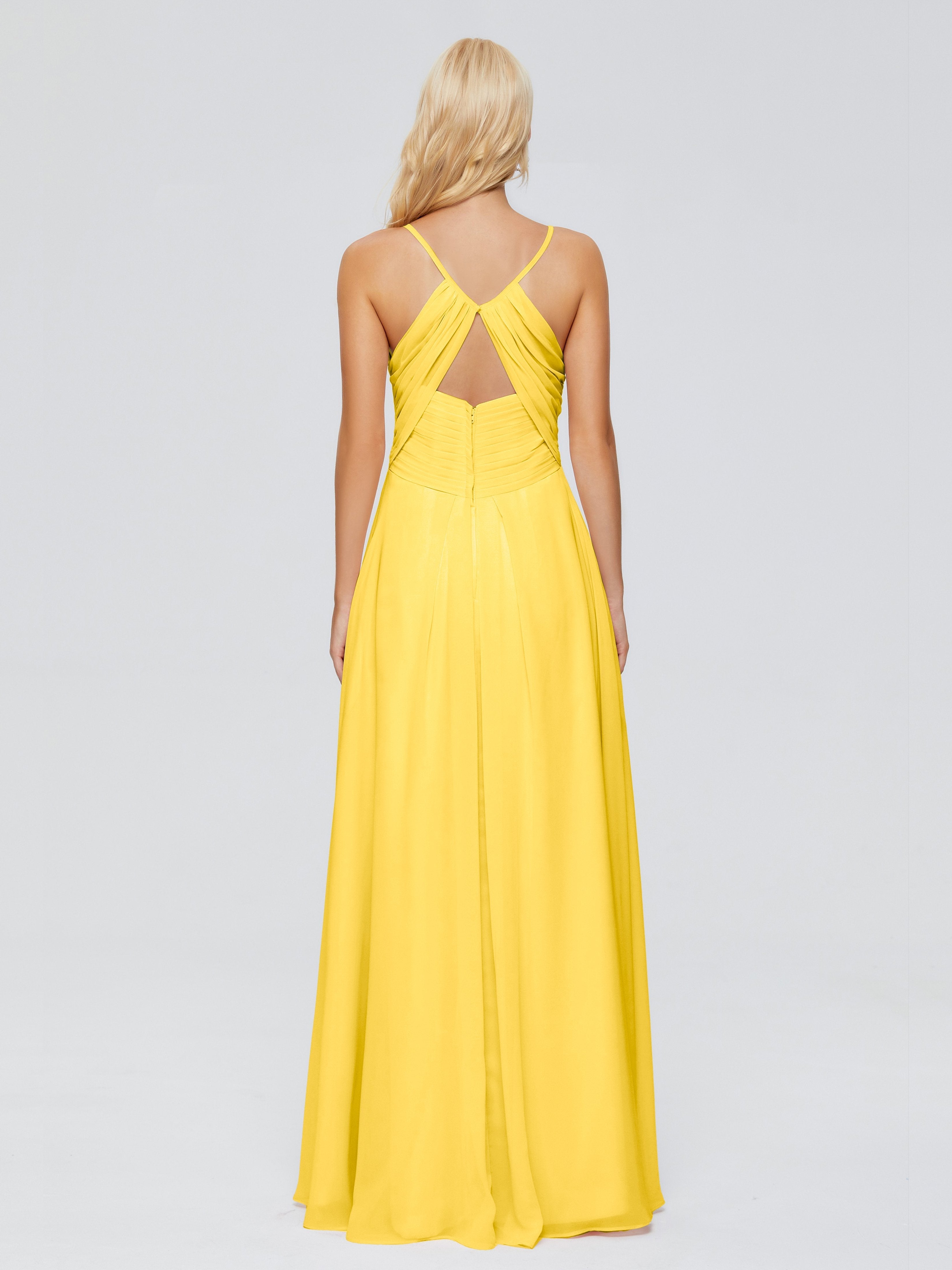 Hadley Spaghetti Straps Chiffon Bridesmaid Dresses