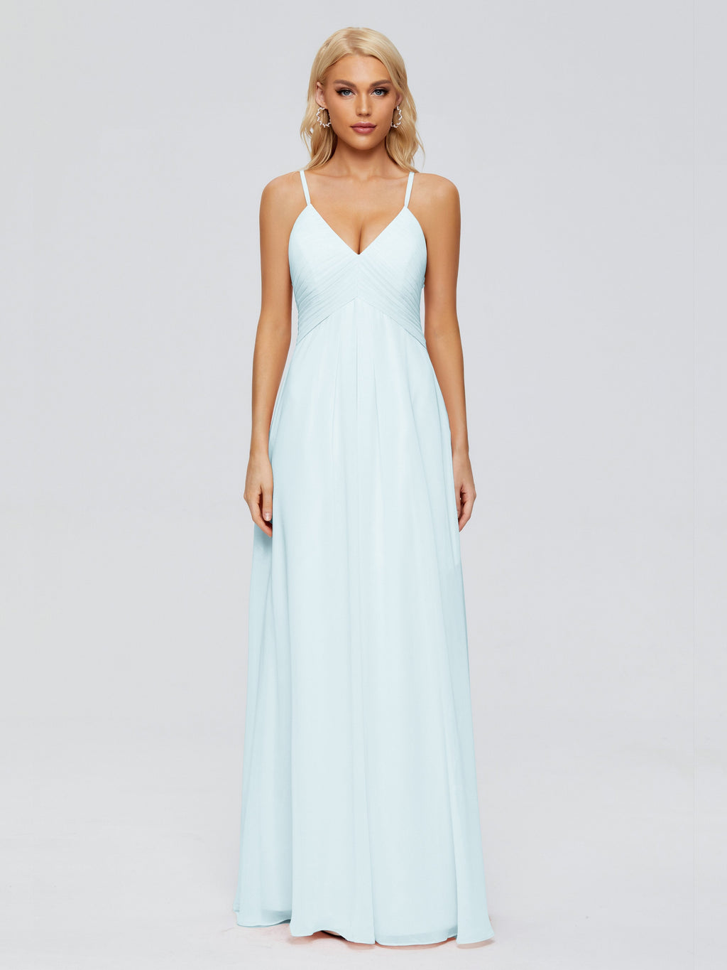 Hadley Spaghetti Straps Chiffon Bridesmaid Dresses