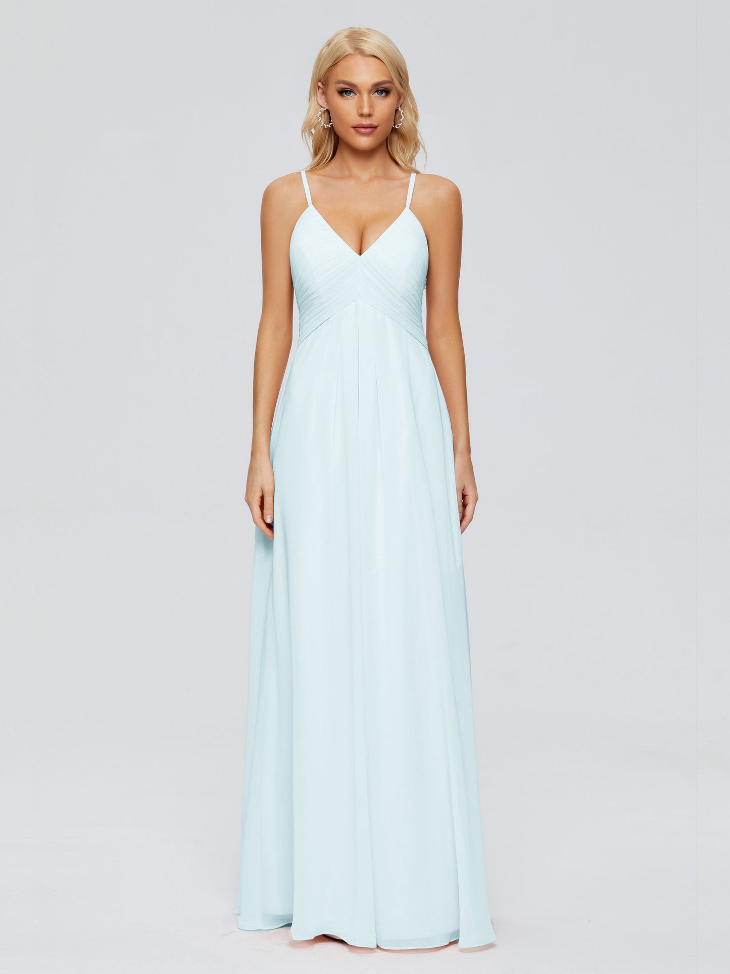 Hadley Spaghetti Straps Chiffon Bridesmaid Dresses