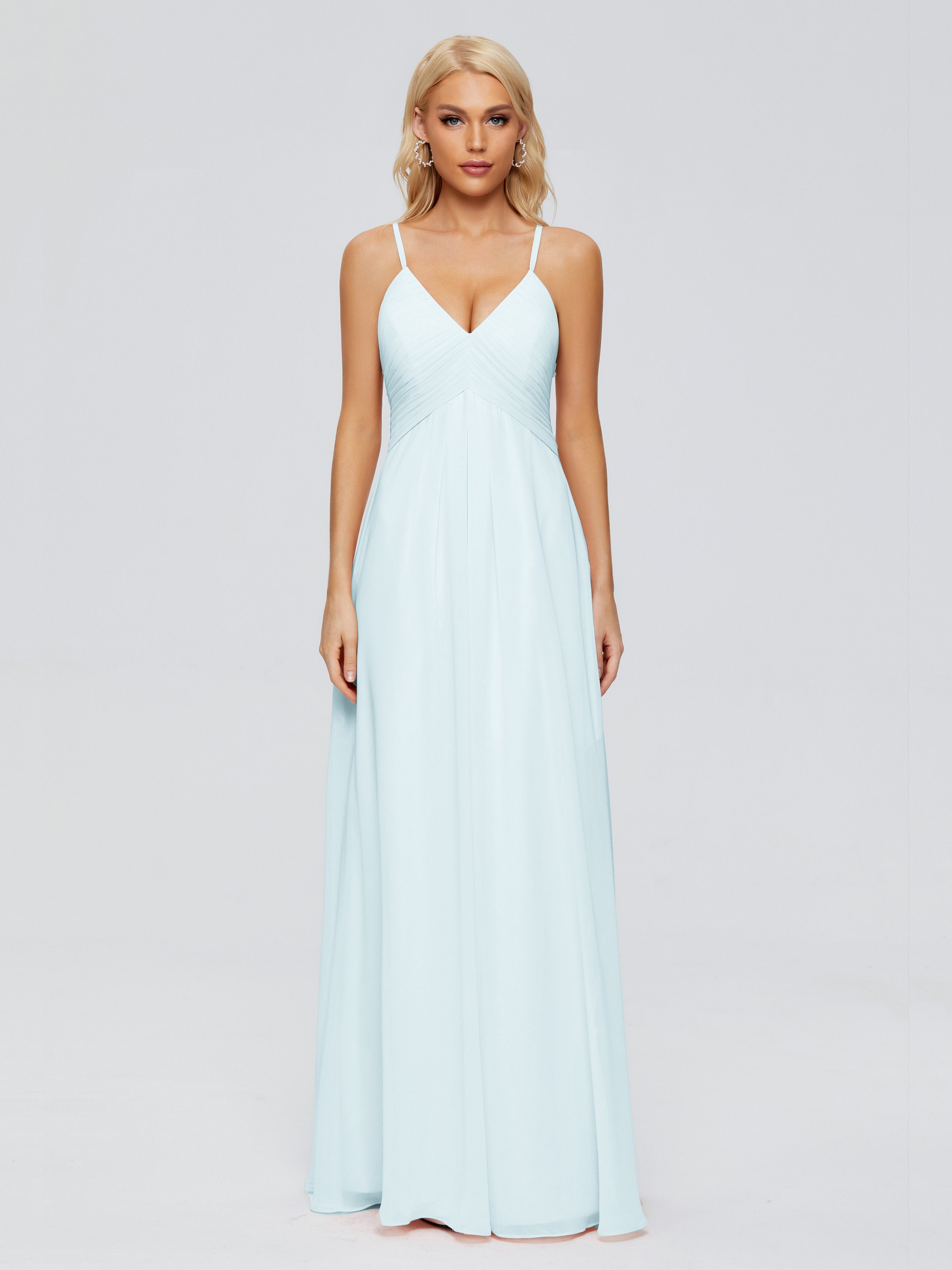 Hadley Spaghetti Straps Chiffon Bridesmaid Dresses