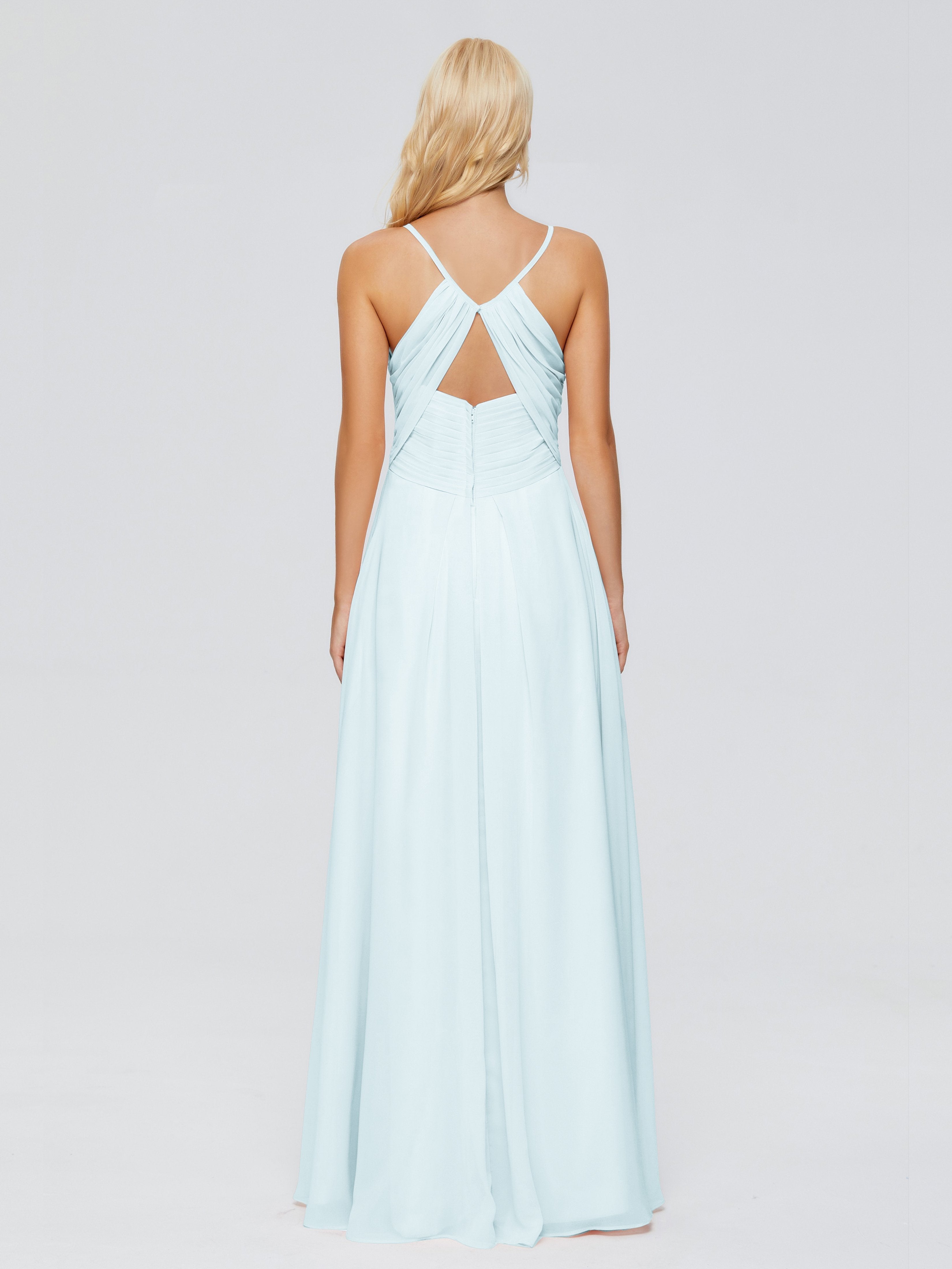 Hadley Spaghetti Straps Chiffon Bridesmaid Dresses