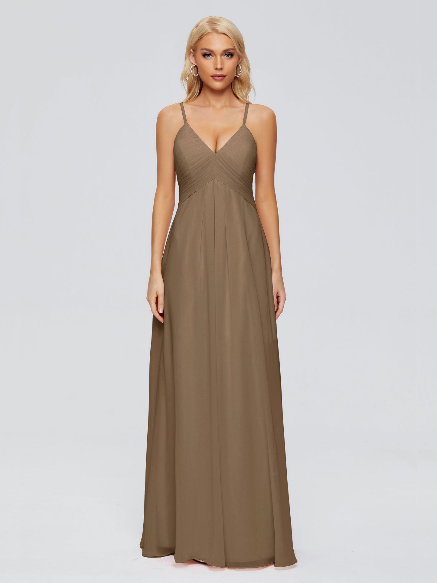 Hadley Spaghetti Straps Chiffon Bridesmaid Dresses
