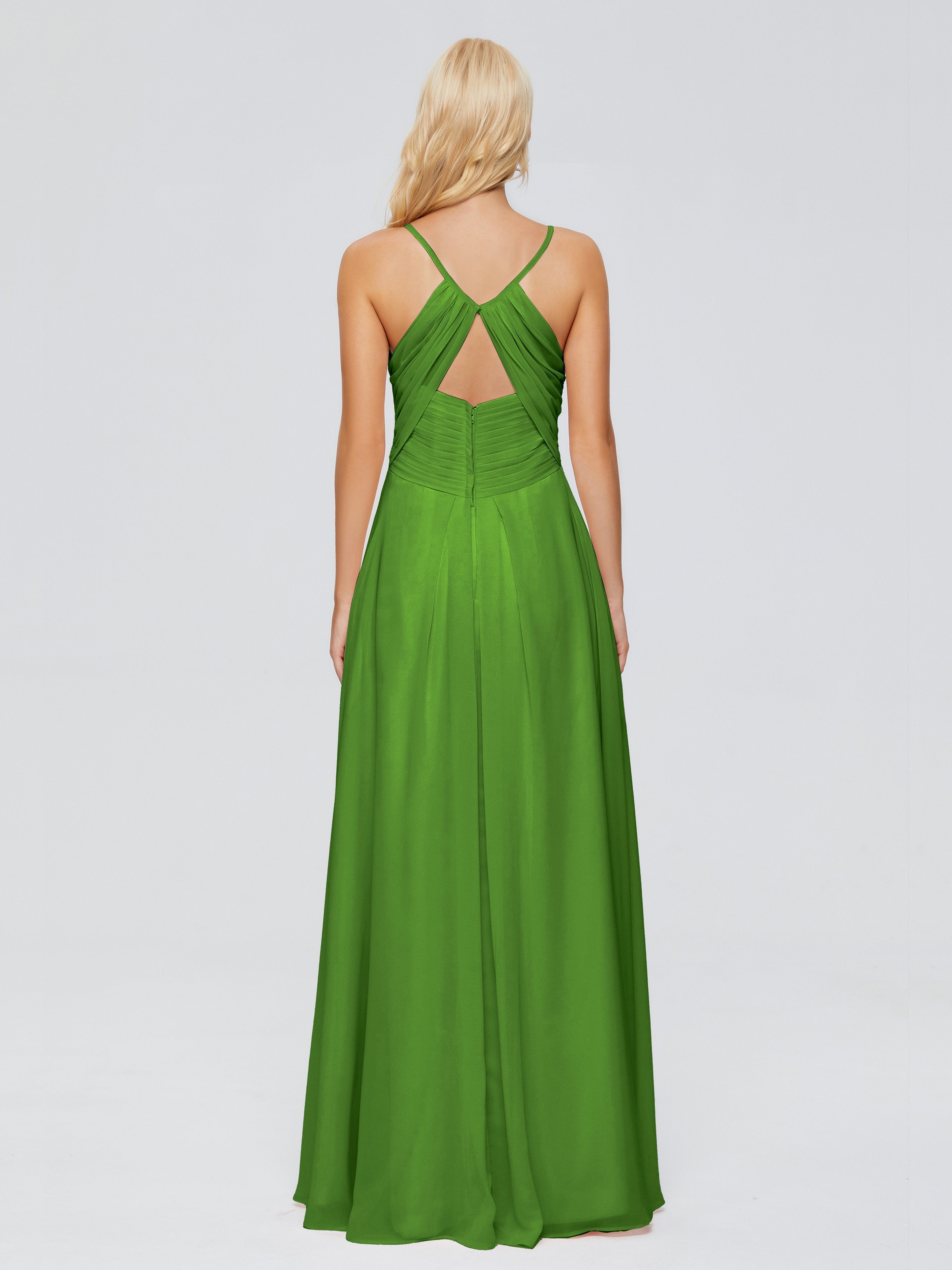 Hadley Spaghetti Straps Chiffon Bridesmaid Dresses