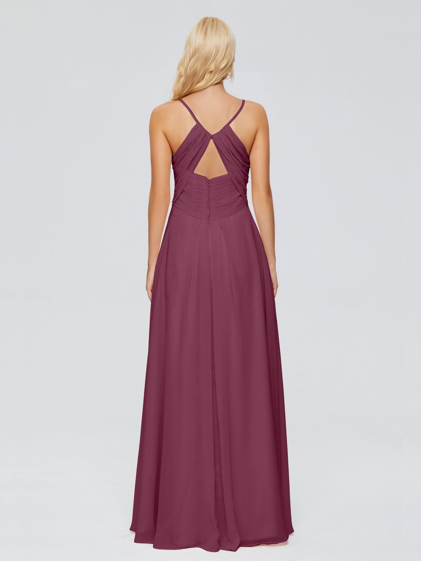 Hadley Spaghetti Straps Chiffon Bridesmaid Dresses