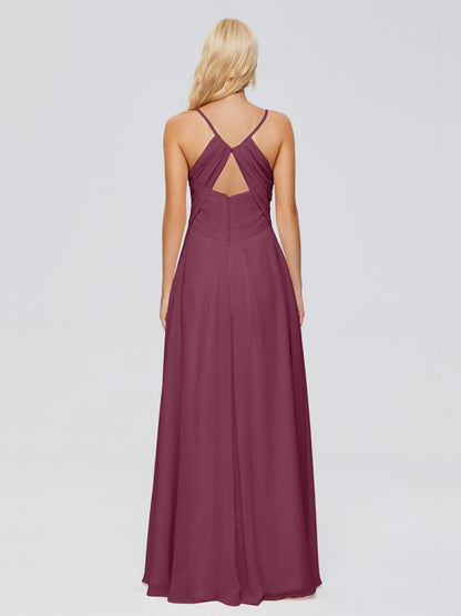 Hadley Spaghetti Straps Chiffon Bridesmaid Dresses