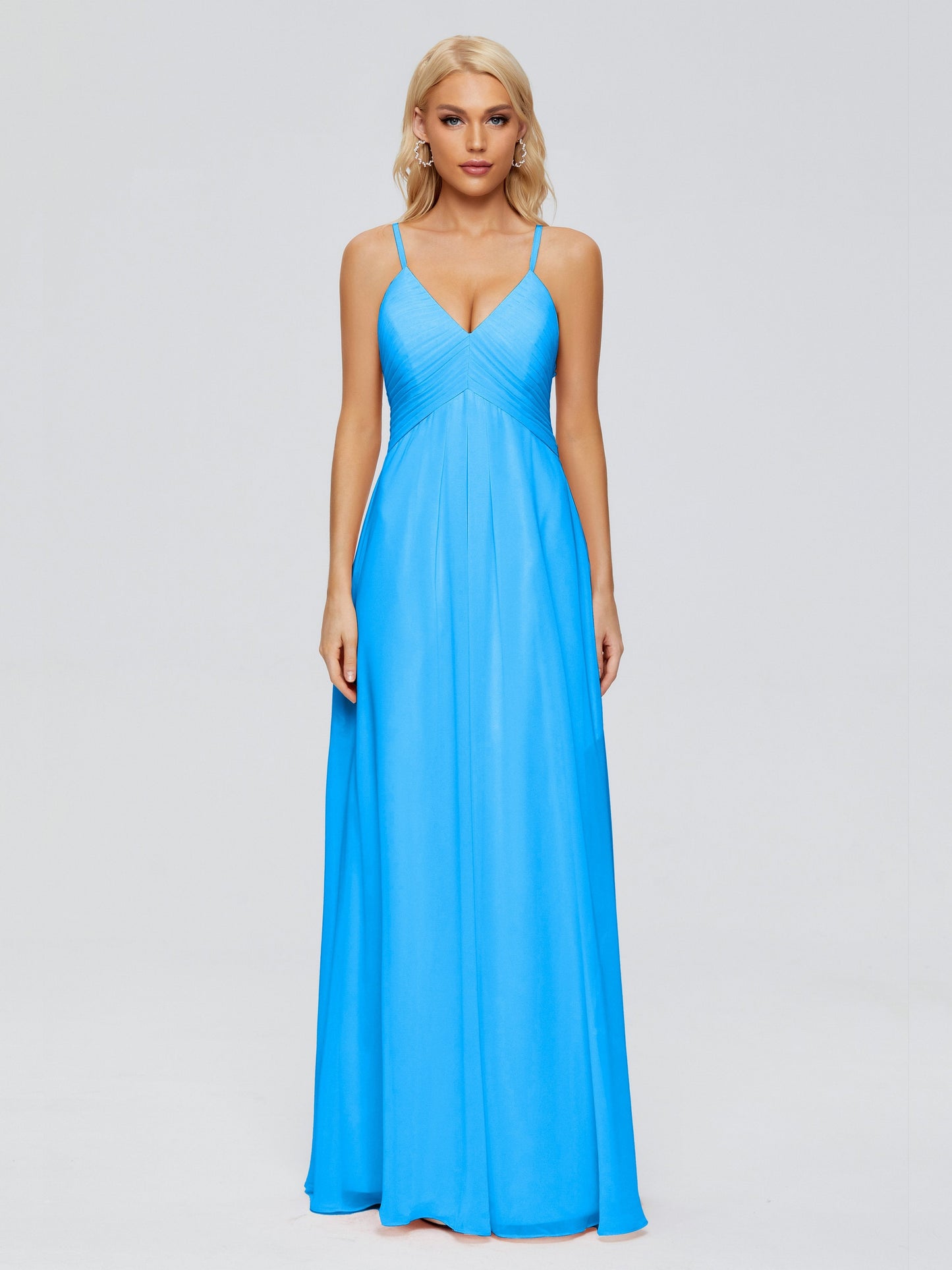 Hadley Spaghetti Straps Chiffon Bridesmaid Dresses