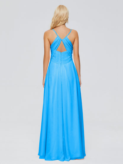 Hadley Spaghetti Straps Chiffon Bridesmaid Dresses