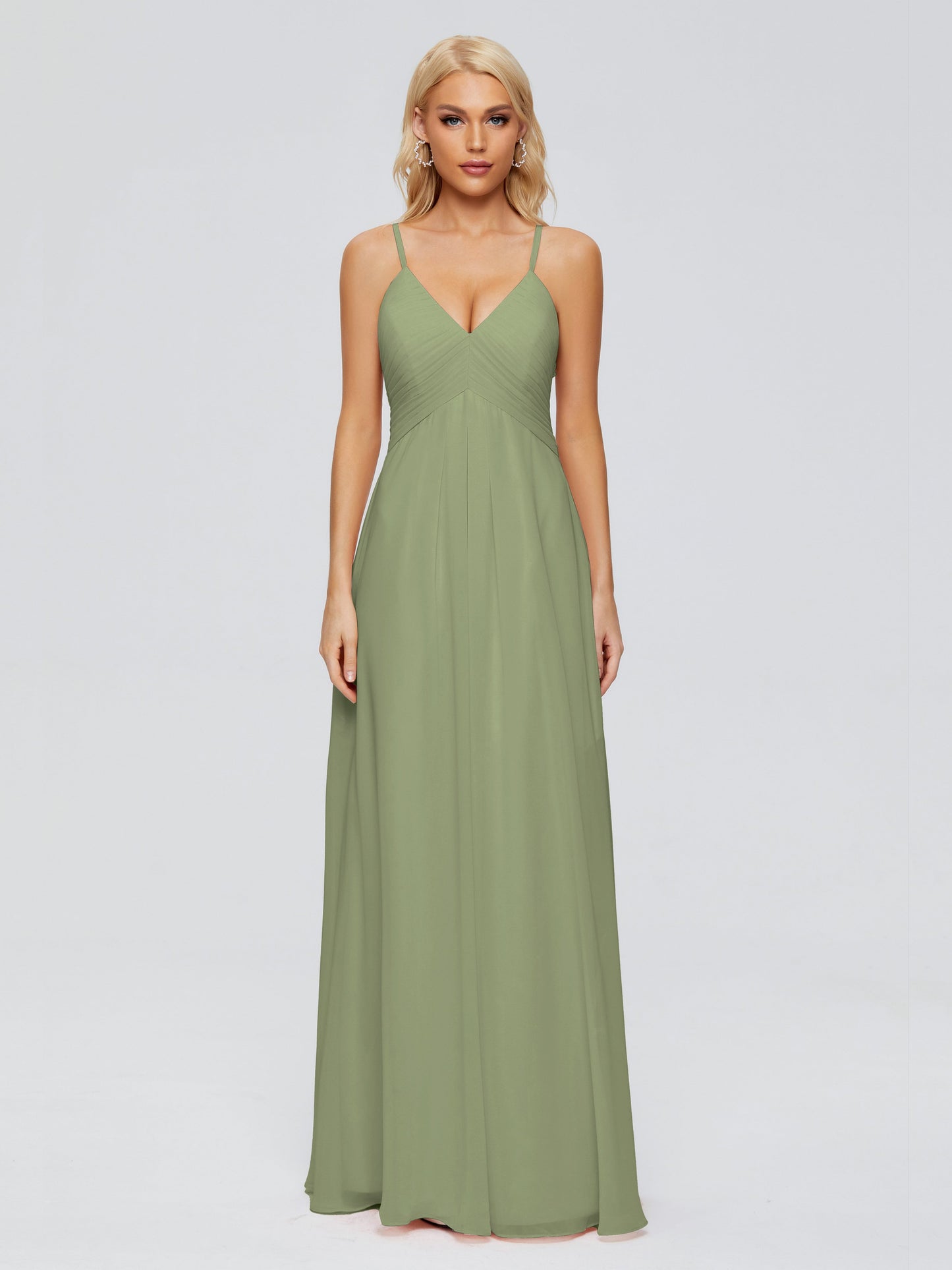 Hadley Spaghetti Straps Chiffon Bridesmaid Dresses