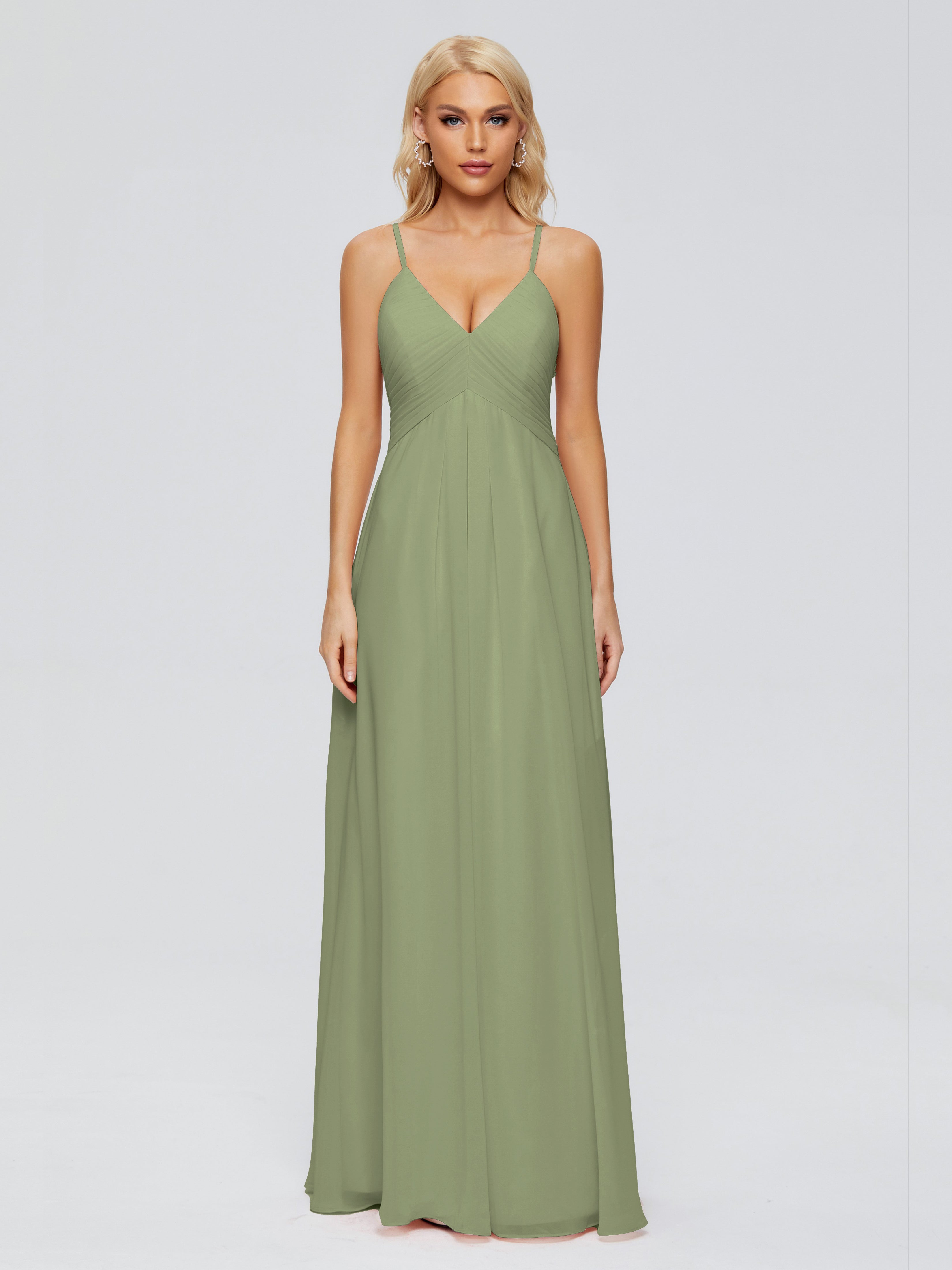 Hadley Spaghetti Straps Chiffon Bridesmaid Dresses