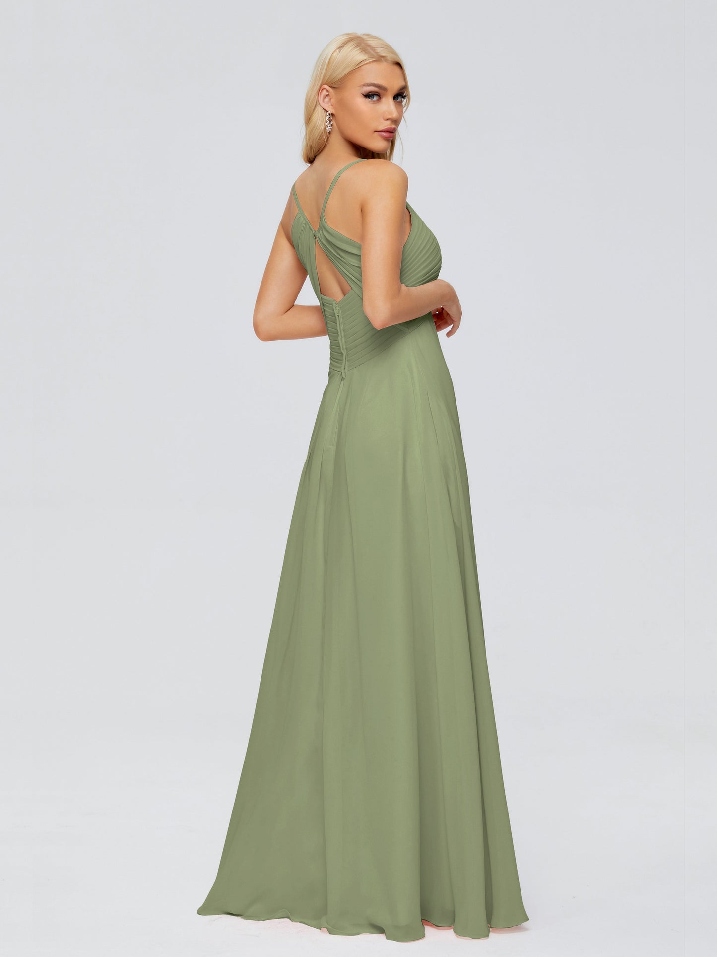 Hadley Spaghetti Straps Chiffon Bridesmaid Dresses