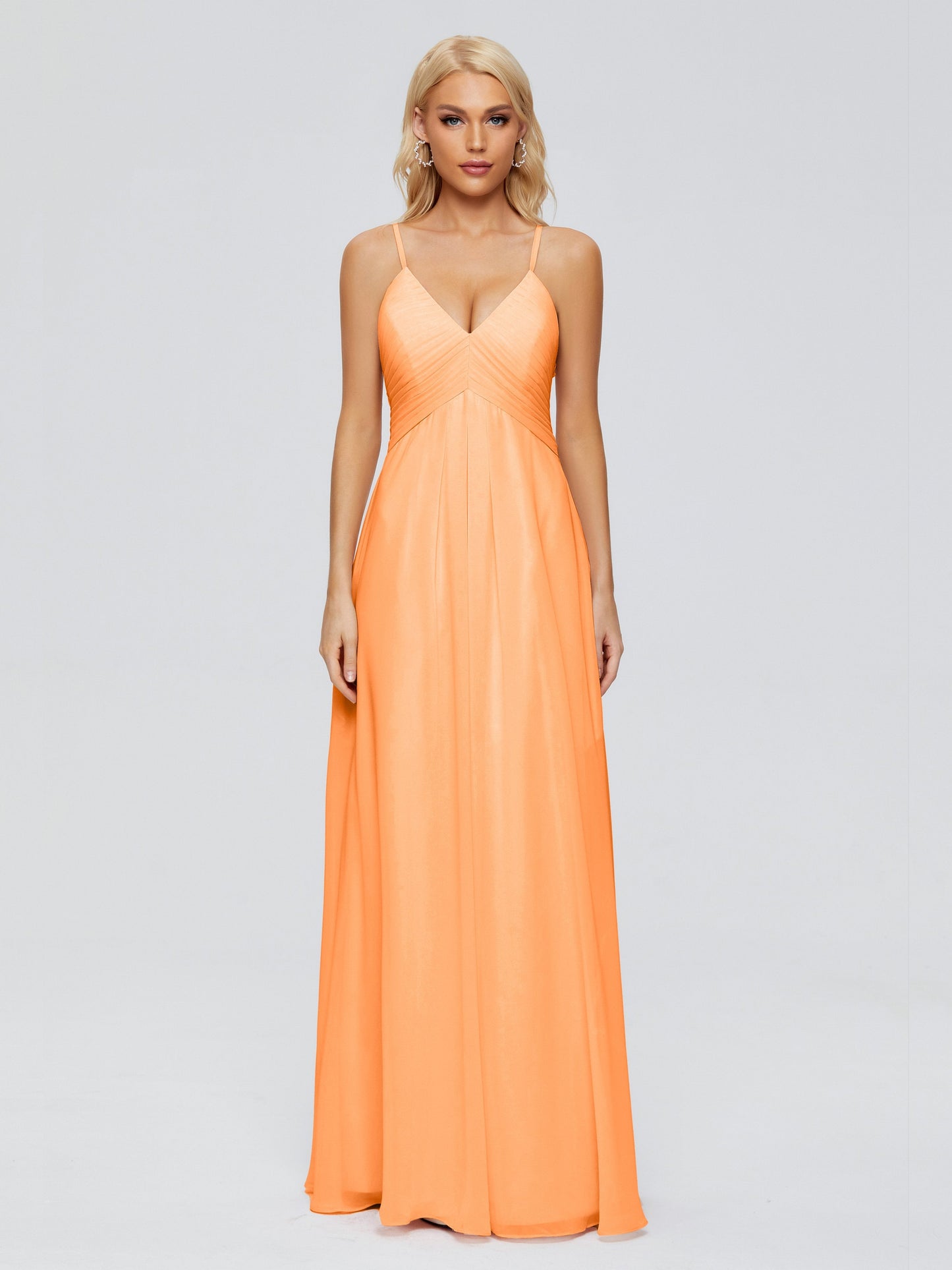 Hadley Spaghetti Straps Chiffon Bridesmaid Dresses
