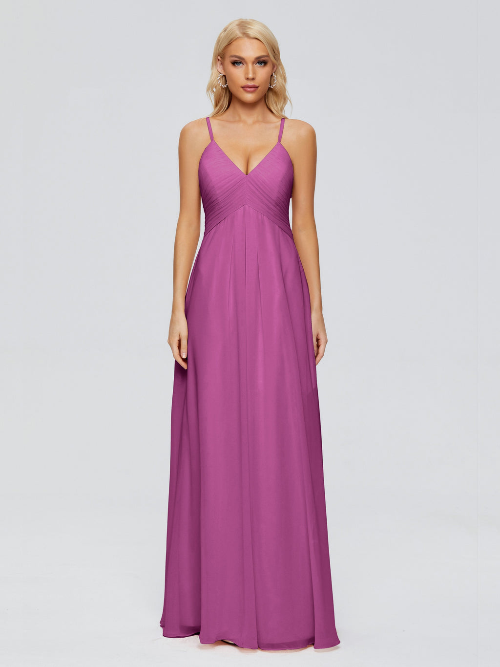 Hadley Spaghetti Straps Chiffon Bridesmaid Dresses