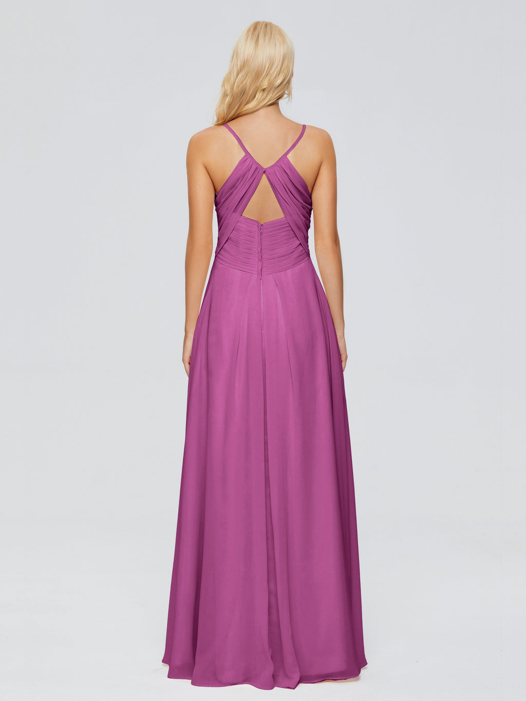 Hadley Spaghetti Straps Chiffon Bridesmaid Dresses