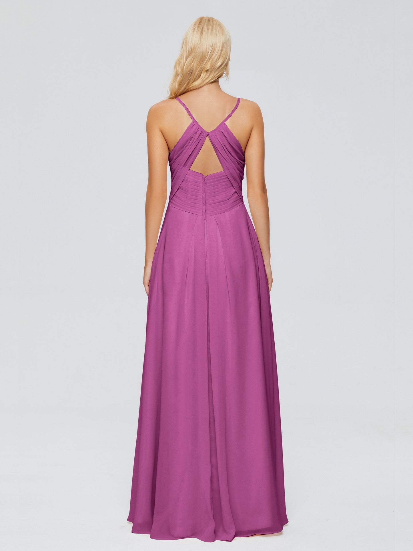 Hadley Spaghetti Straps Chiffon Bridesmaid Dresses
