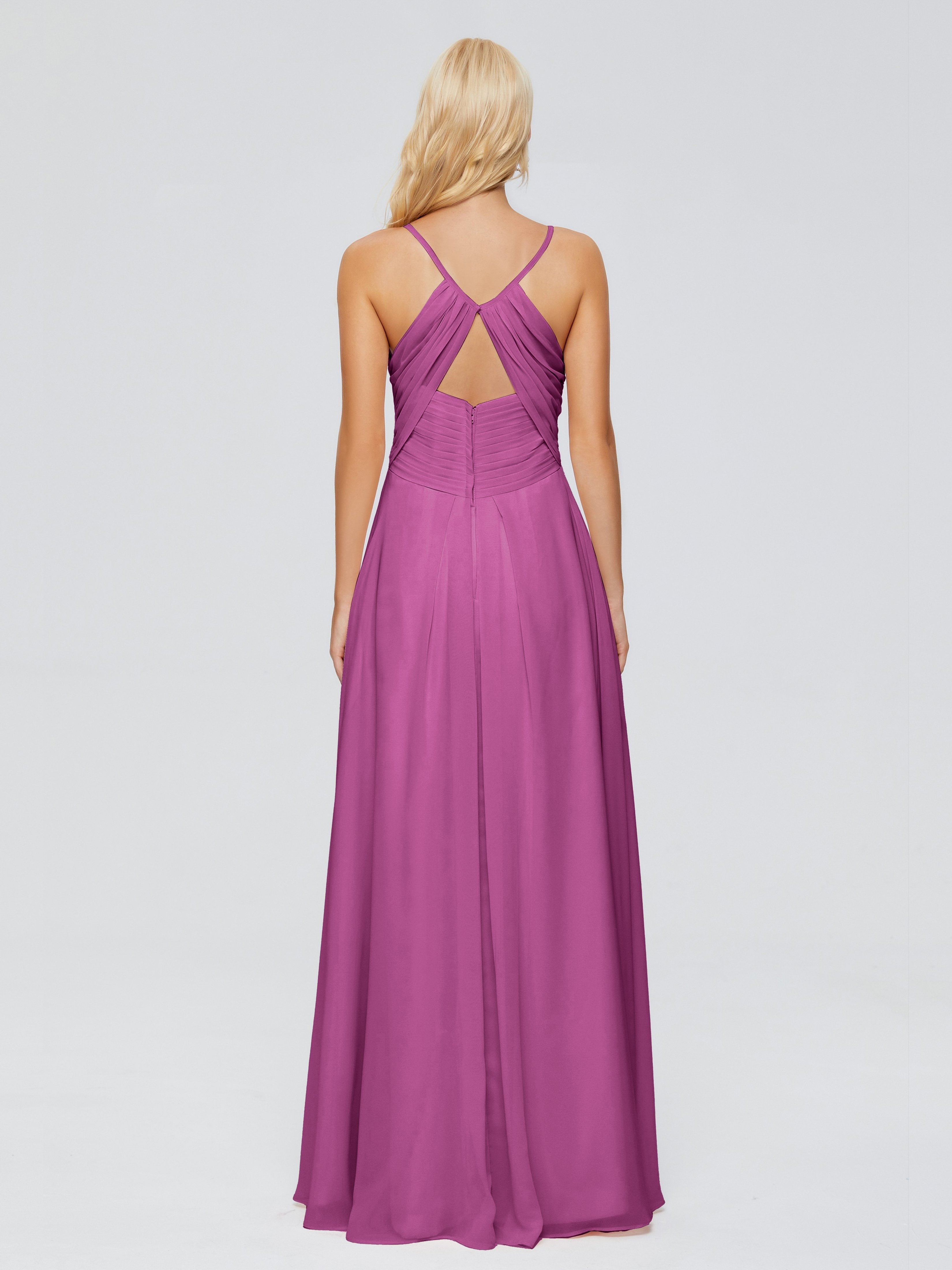 Hadley Spaghetti Straps Chiffon Bridesmaid Dresses