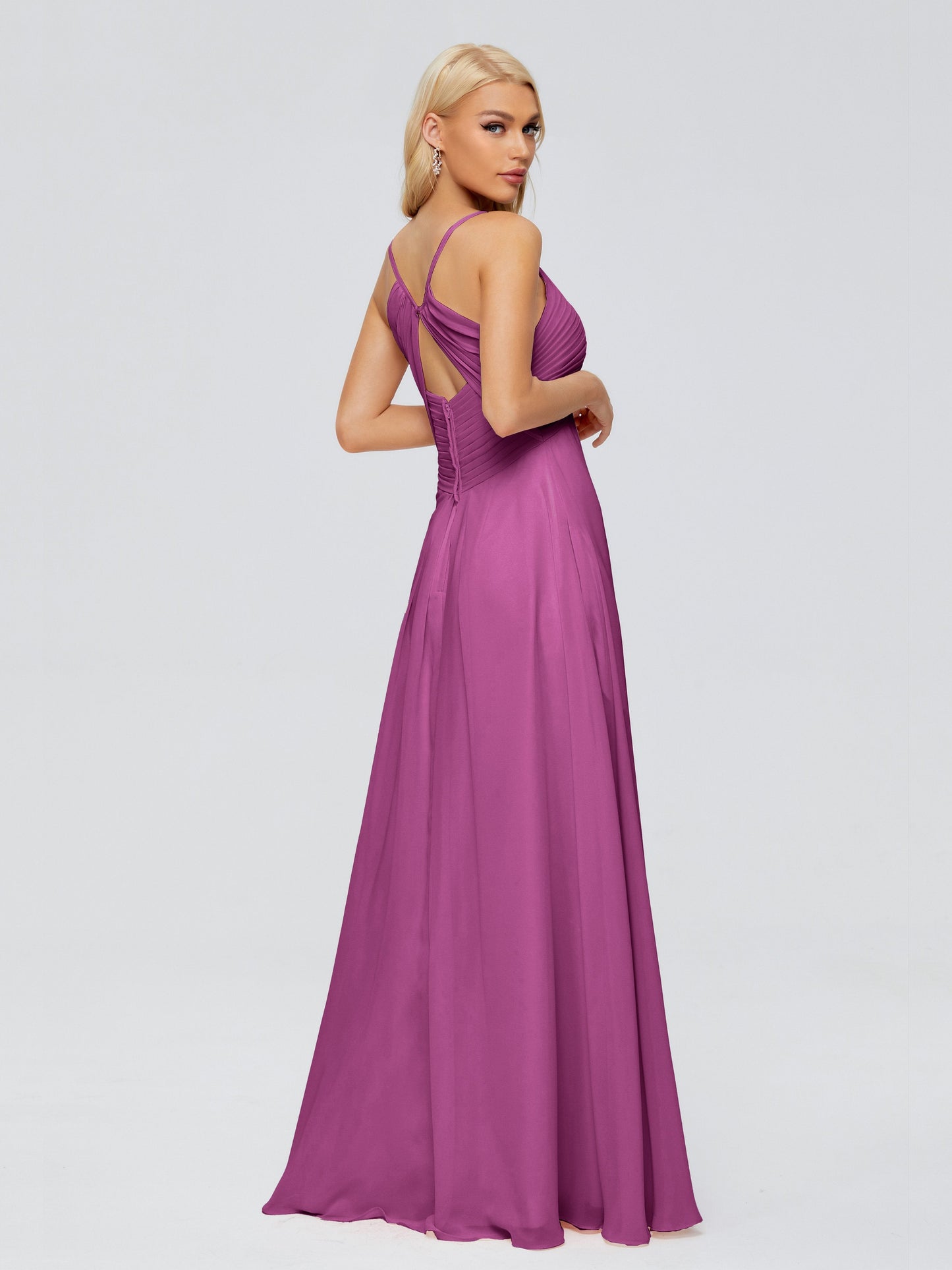 Hadley Spaghetti Straps Chiffon Bridesmaid Dresses