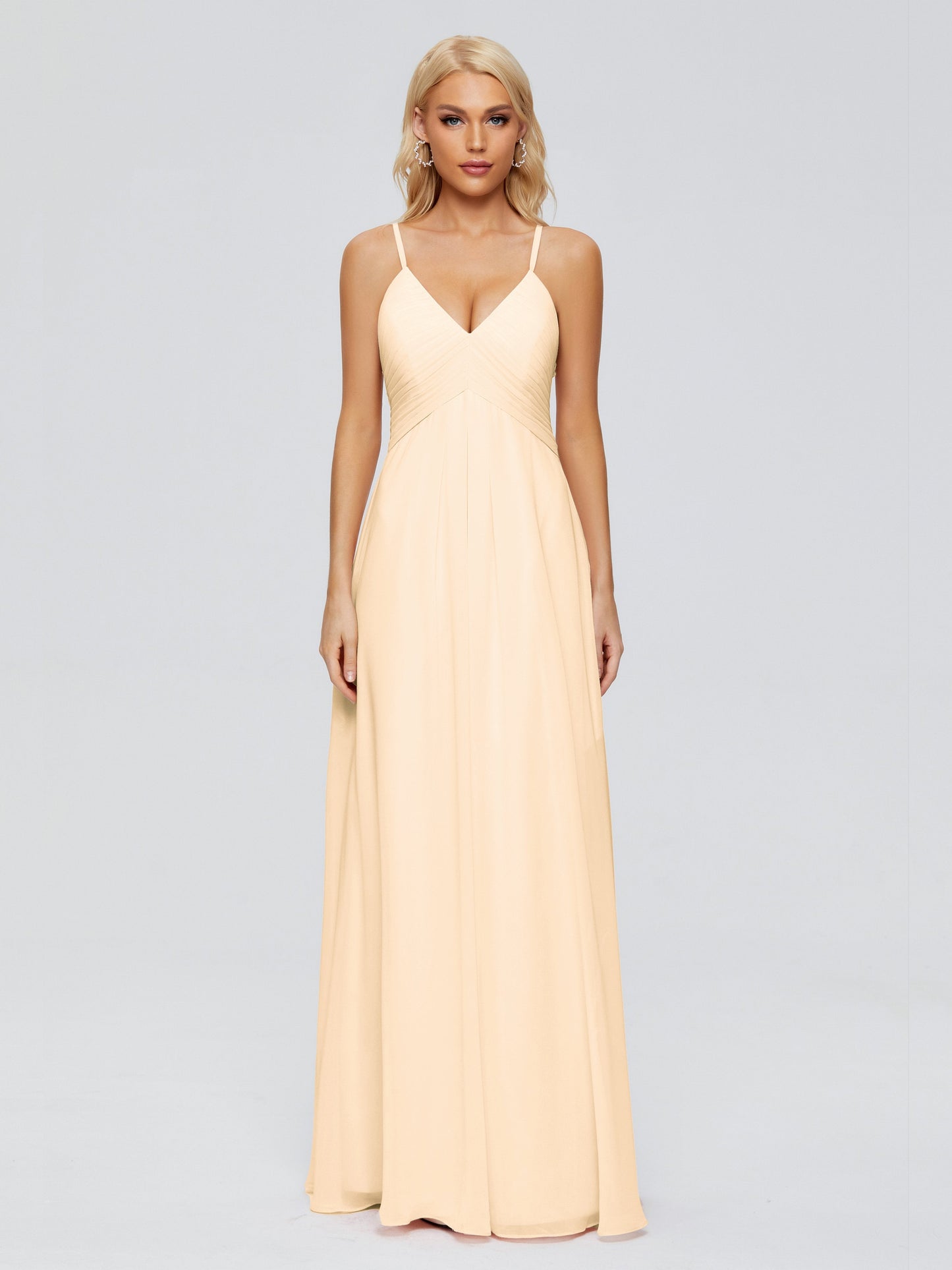 Hadley Spaghetti Straps Chiffon Bridesmaid Dresses