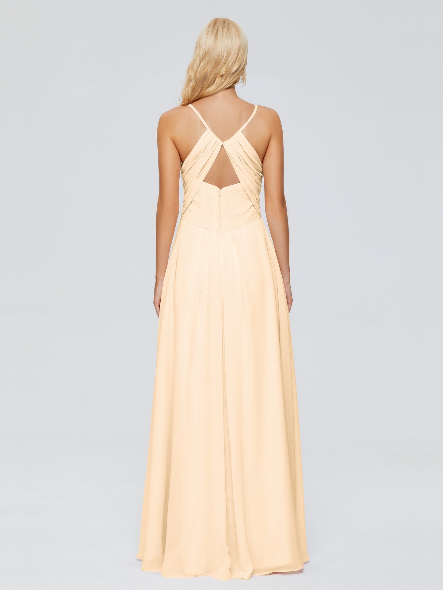 Hadley Spaghetti Straps Chiffon Bridesmaid Dresses