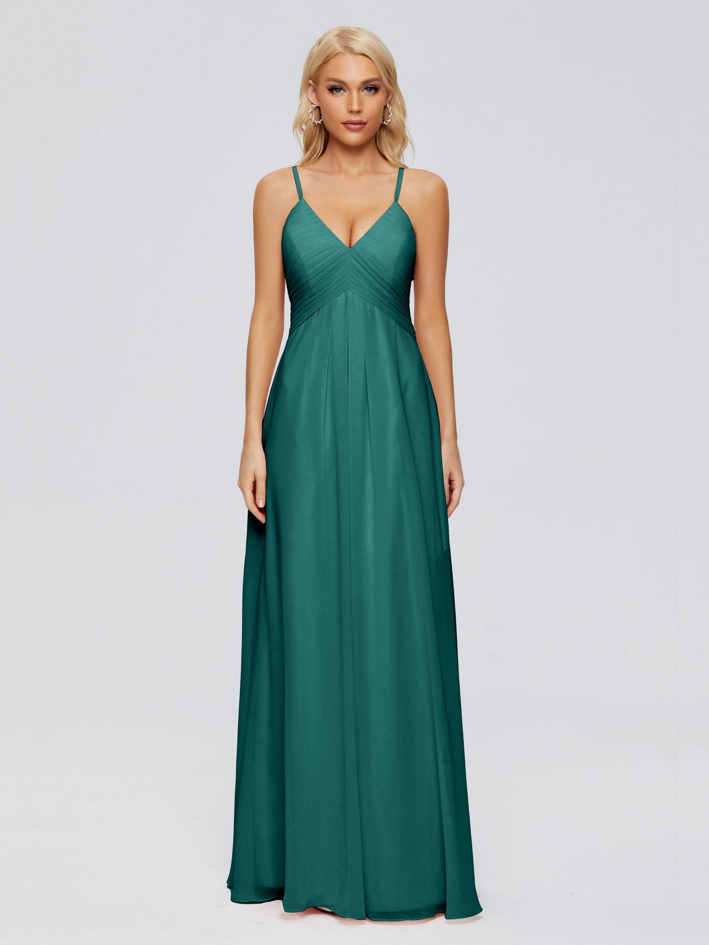 Hadley Spaghetti Straps Chiffon Bridesmaid Dresses