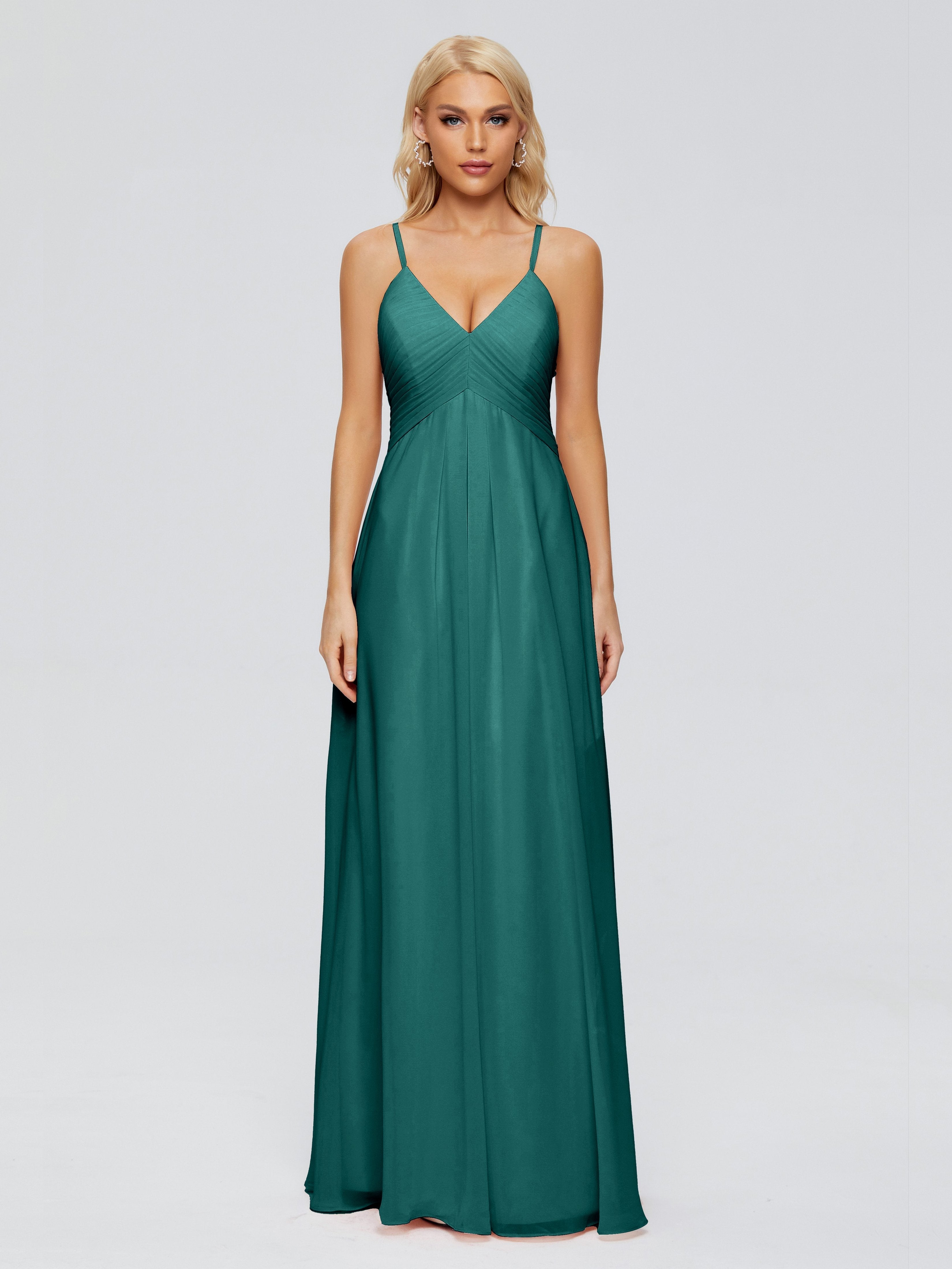 Hadley Spaghetti Straps Chiffon Bridesmaid Dresses