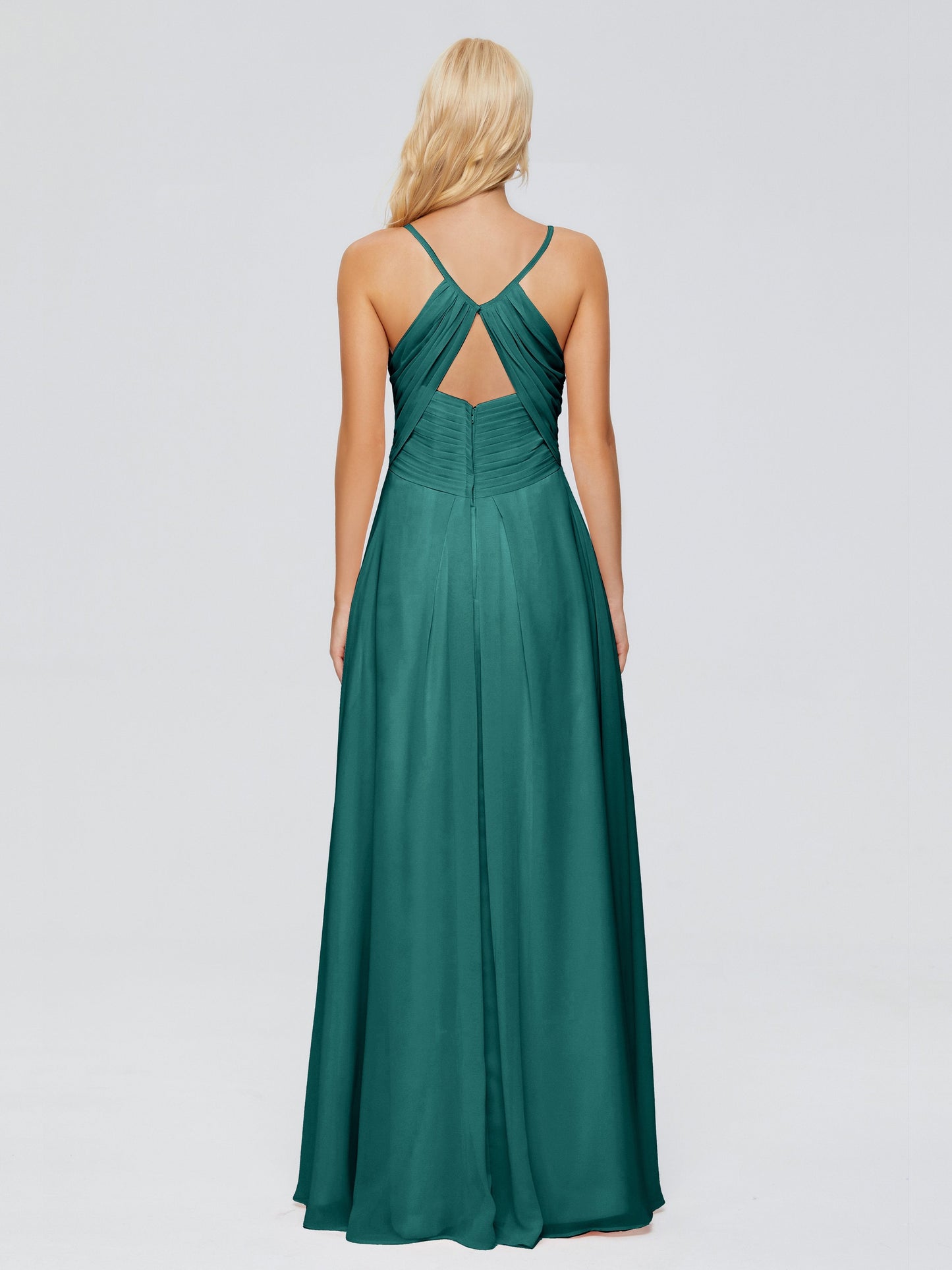 Hadley Spaghetti Straps Chiffon Bridesmaid Dresses