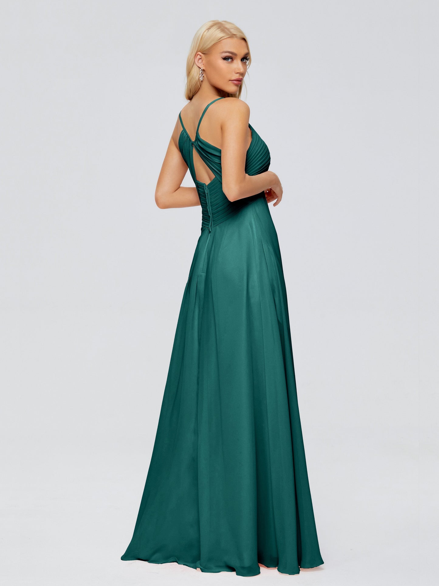 Hadley Spaghetti Straps Chiffon Bridesmaid Dresses