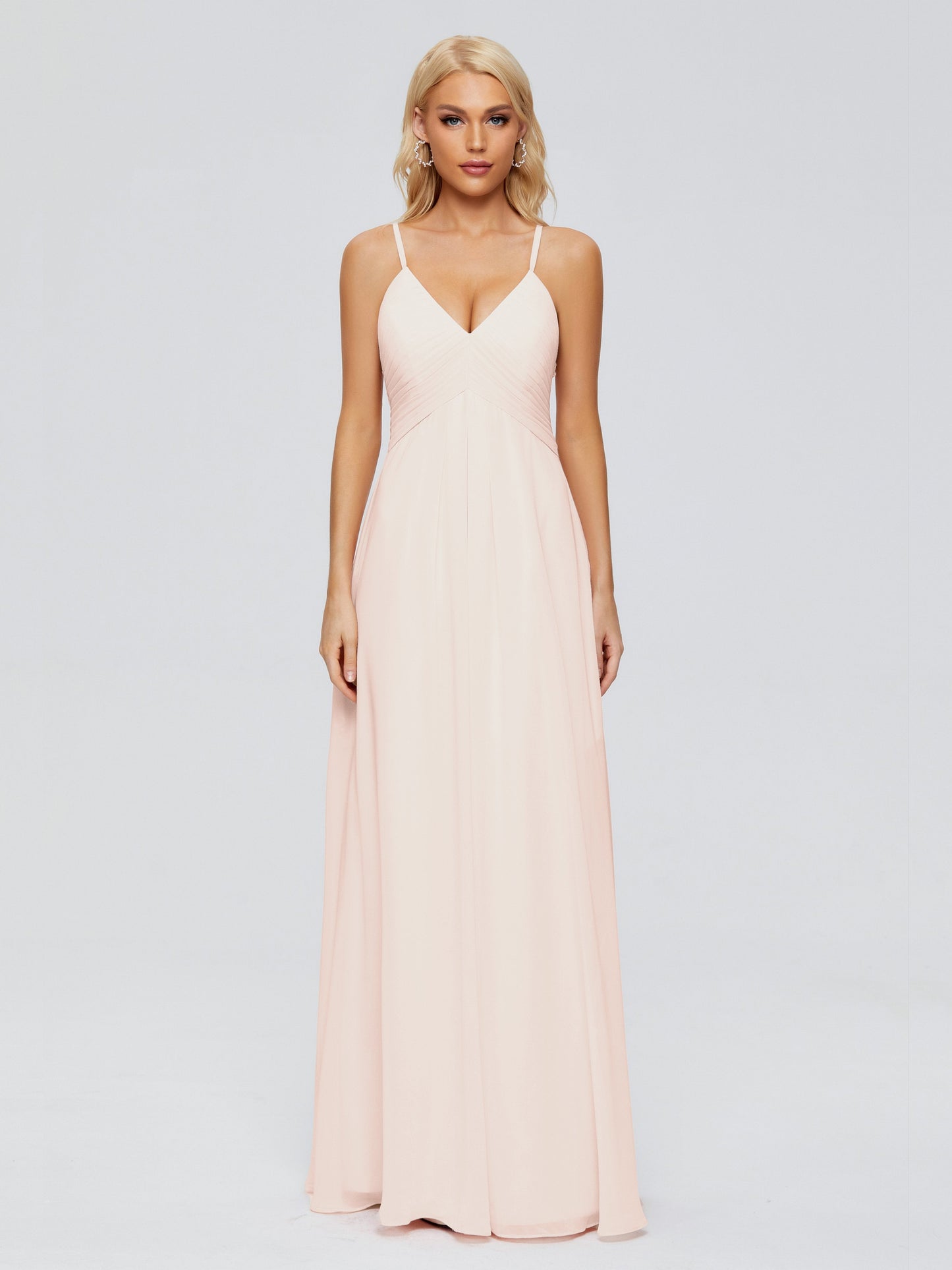 Hadley Spaghetti Straps Chiffon Bridesmaid Dresses
