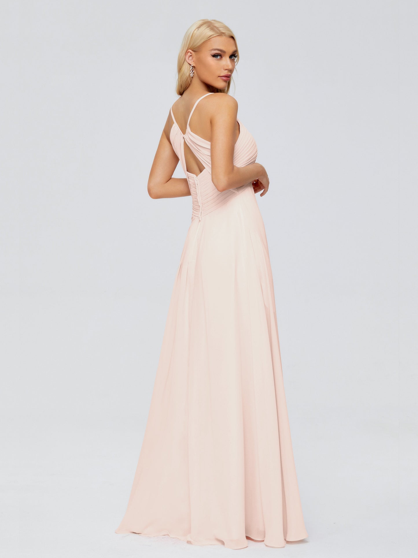 Hadley Spaghetti Straps Chiffon Bridesmaid Dresses