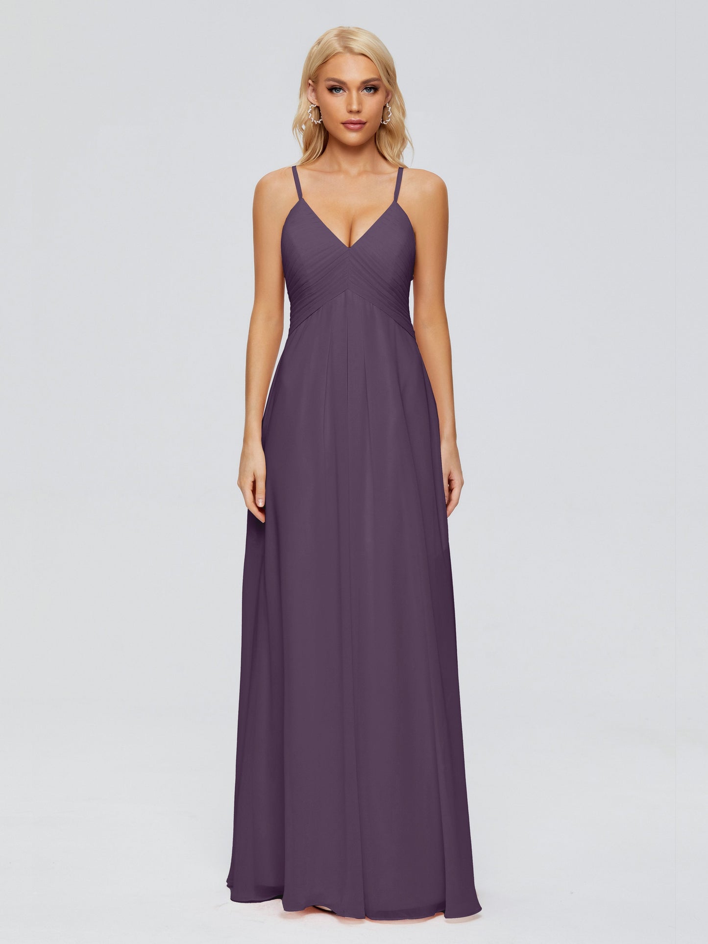Hadley Spaghetti Straps Chiffon Bridesmaid Dresses