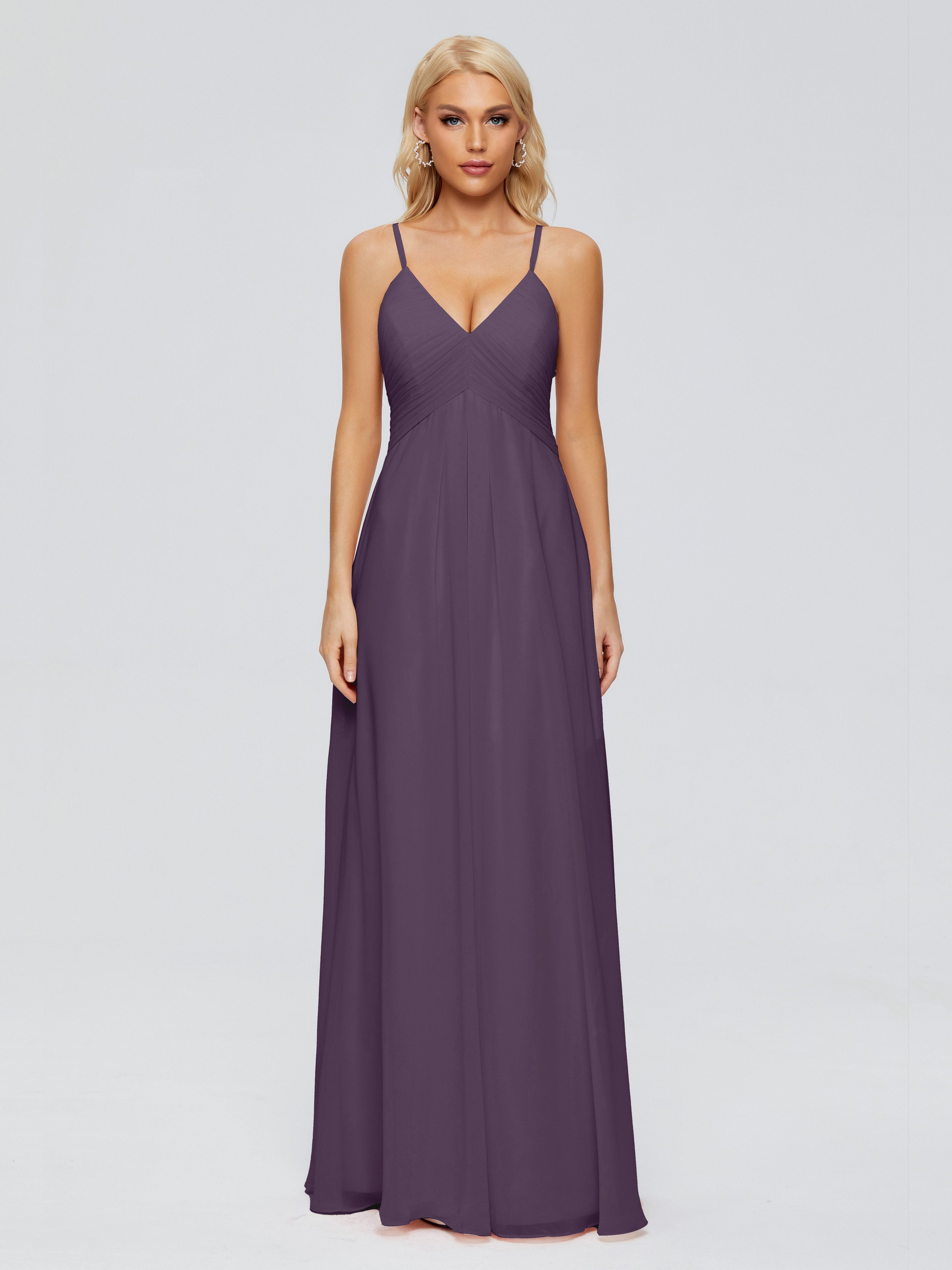 Hadley Spaghetti Straps Chiffon Bridesmaid Dresses