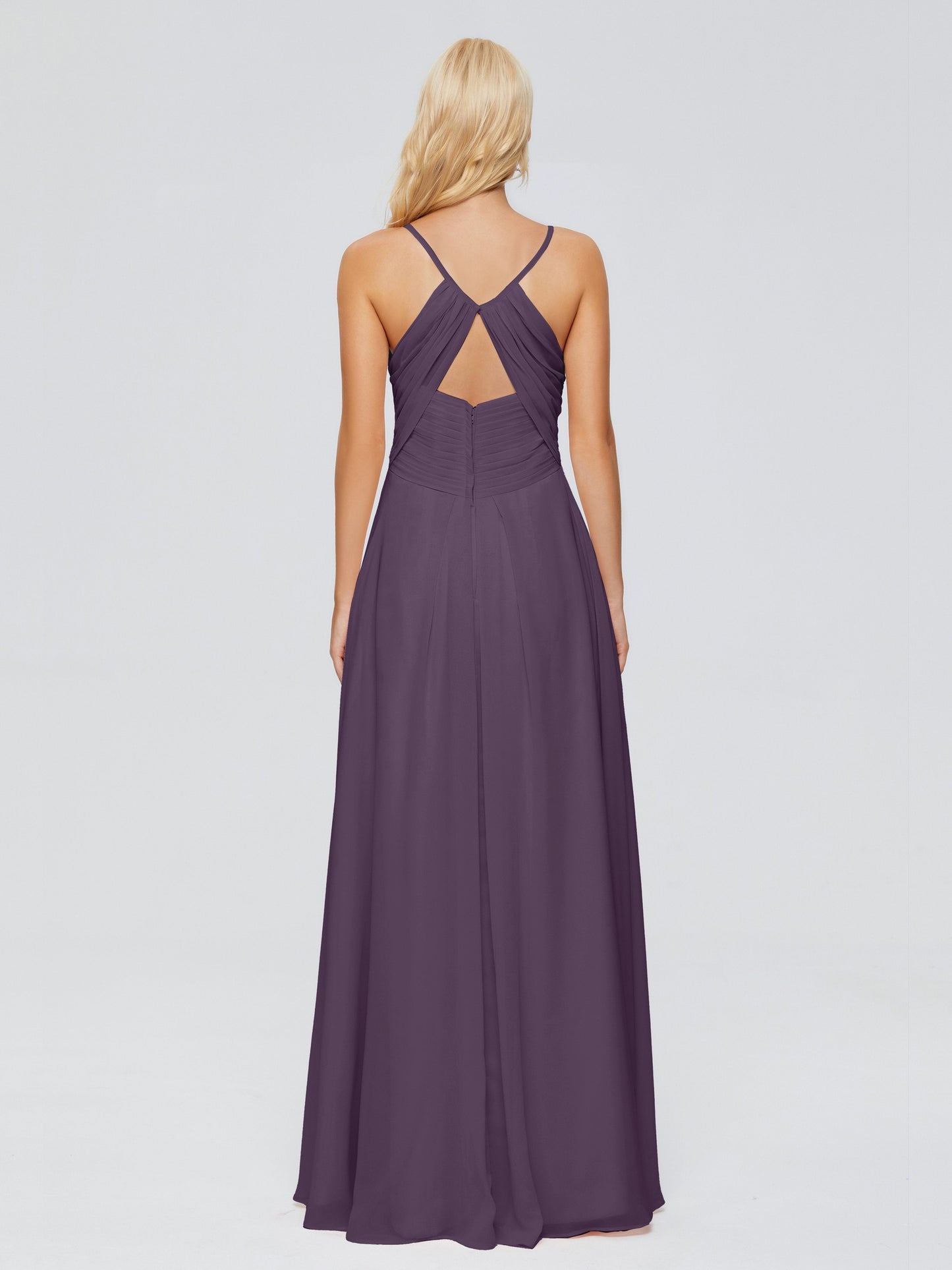 Hadley Spaghetti Straps Chiffon Bridesmaid Dresses