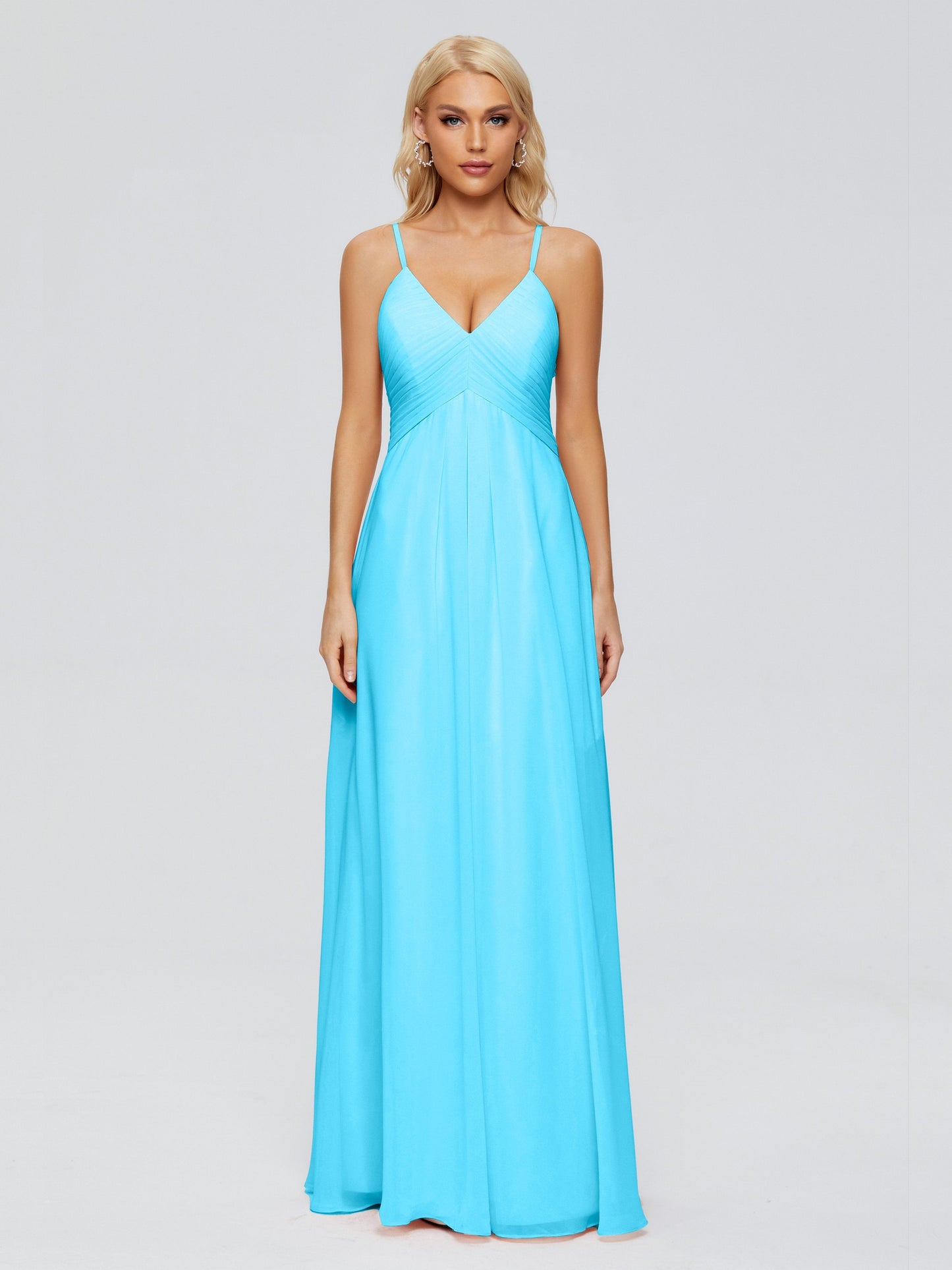 Hadley Spaghetti Straps Chiffon Bridesmaid Dresses