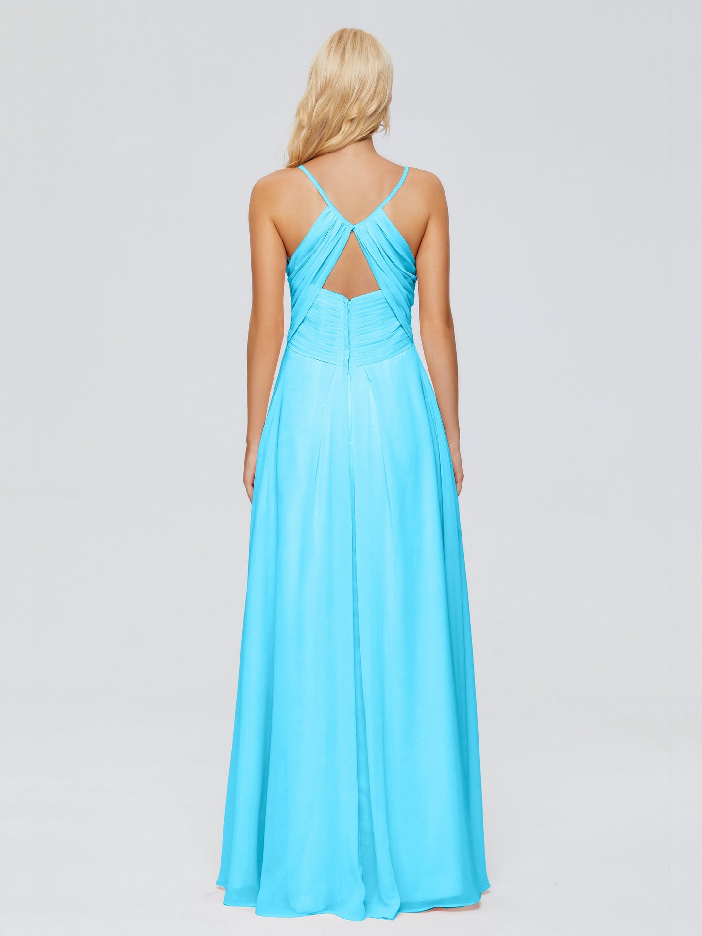 Hadley Spaghetti Straps Chiffon Bridesmaid Dresses