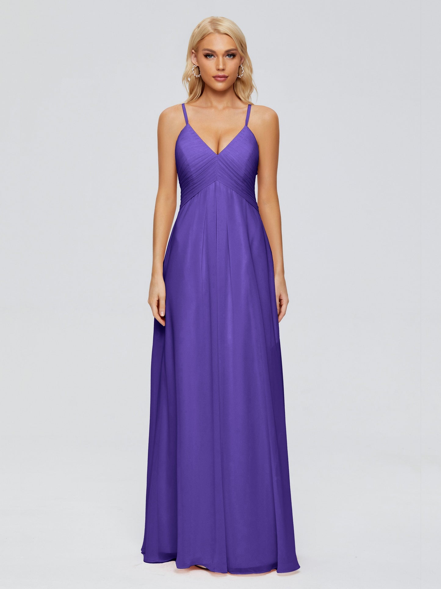 Hadley Spaghetti Straps Chiffon Bridesmaid Dresses