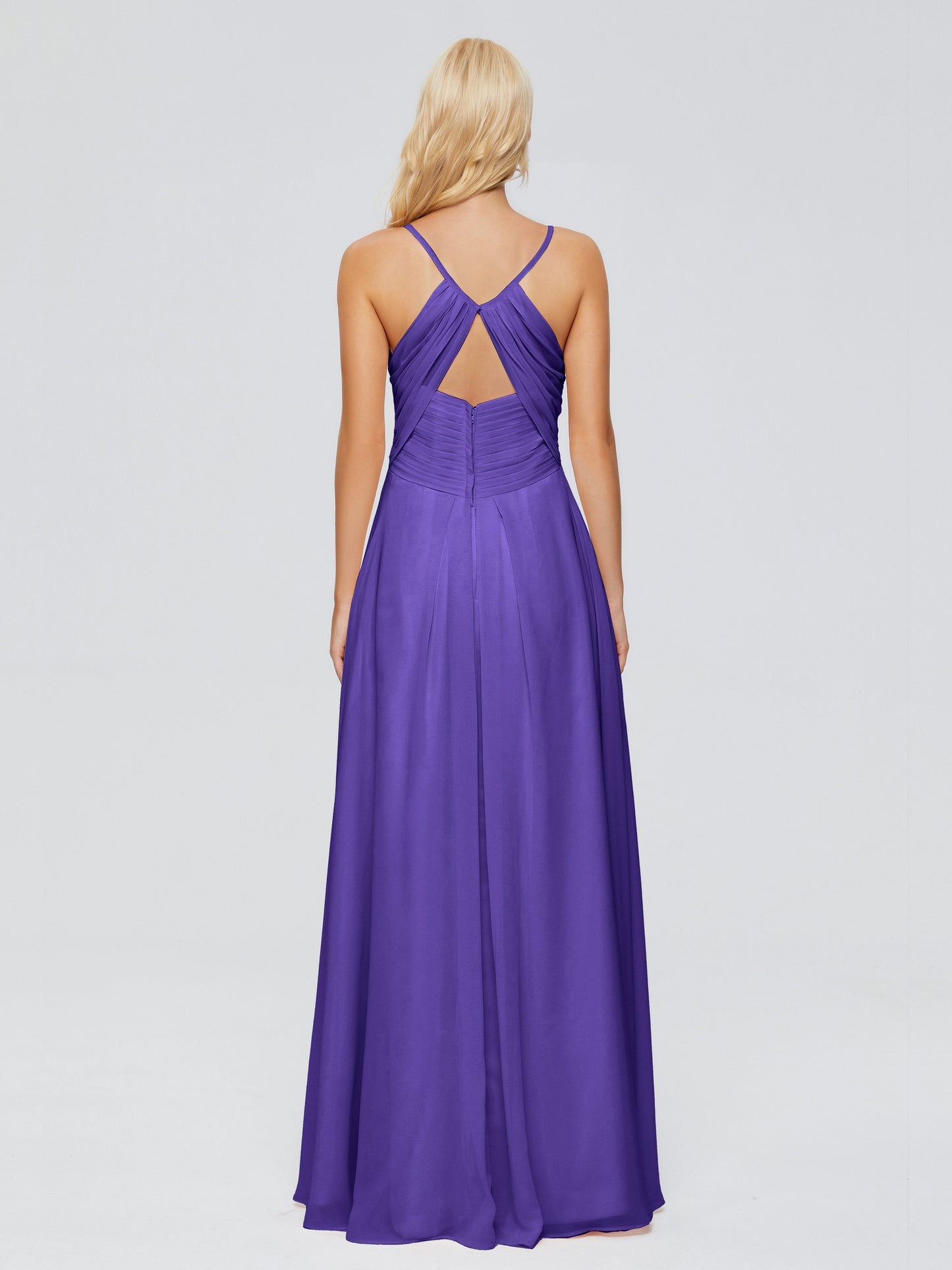 Hadley Spaghetti Straps Chiffon Bridesmaid Dresses
