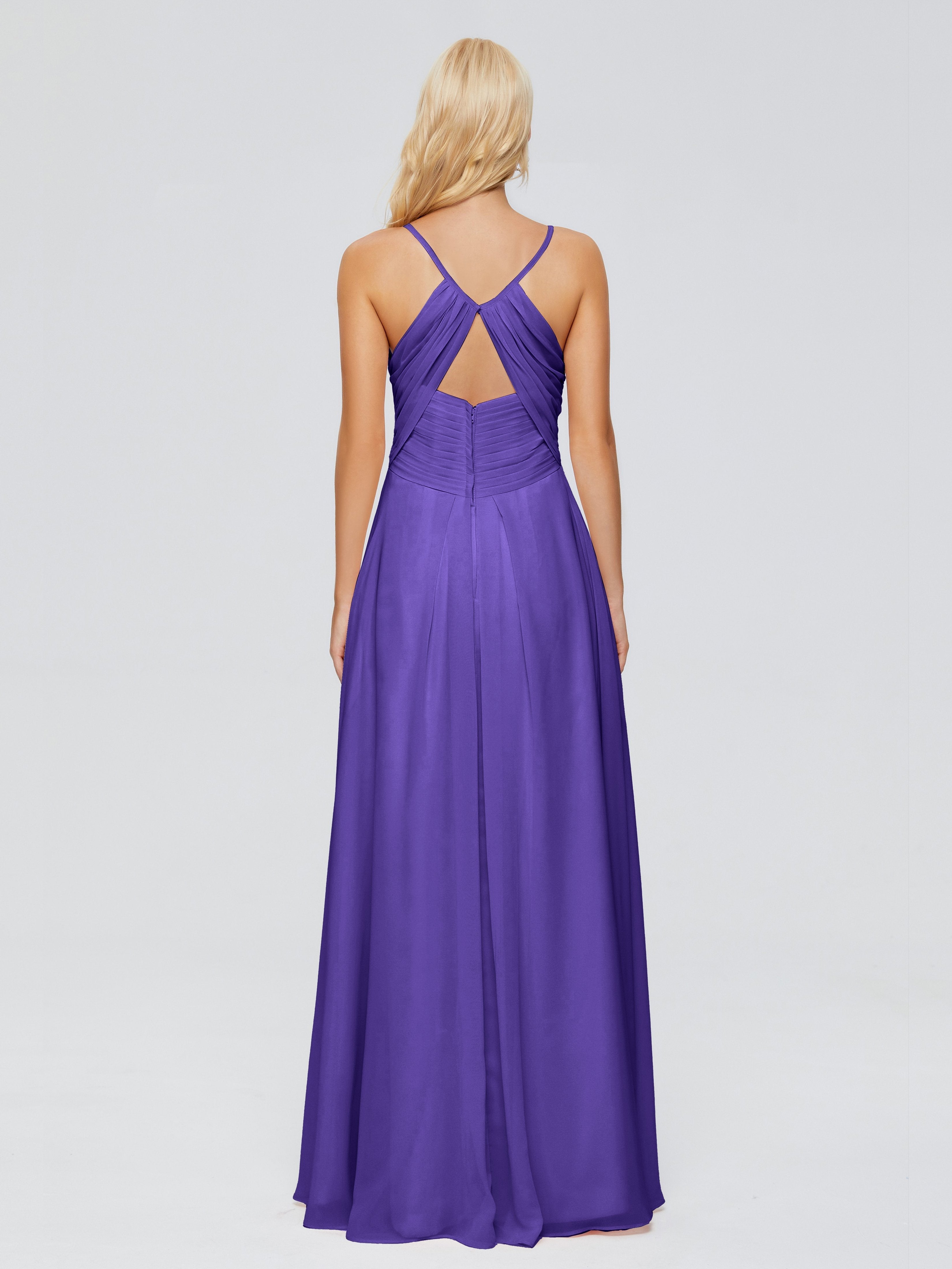Hadley Spaghetti Straps Chiffon Bridesmaid Dresses
