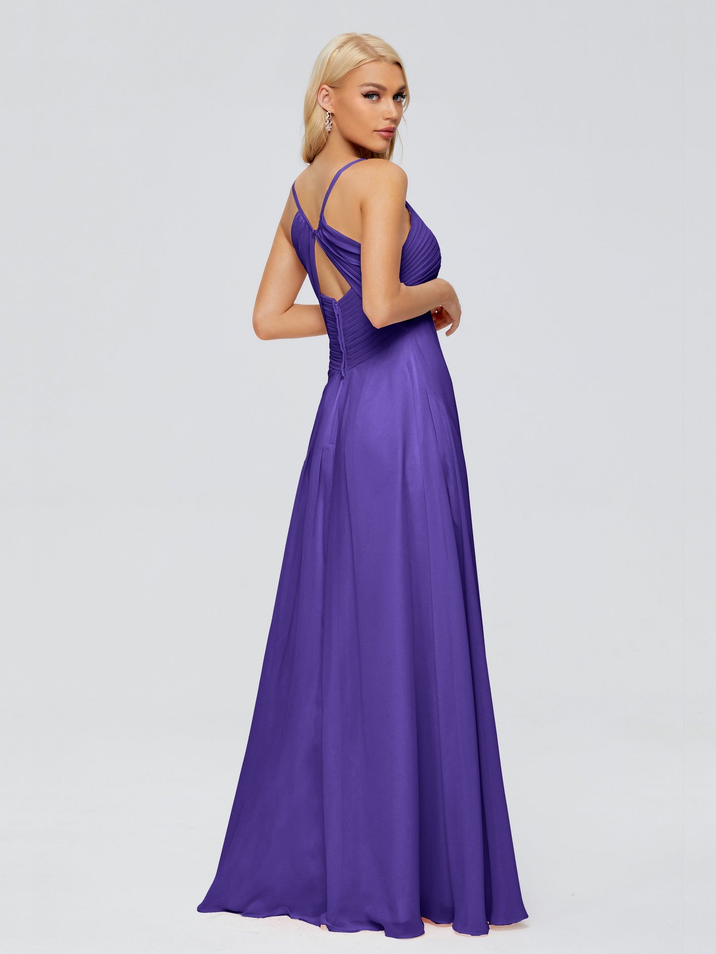 Hadley Spaghetti Straps Chiffon Bridesmaid Dresses
