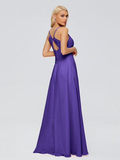 Hadley Spaghetti Straps Chiffon Bridesmaid Dresses