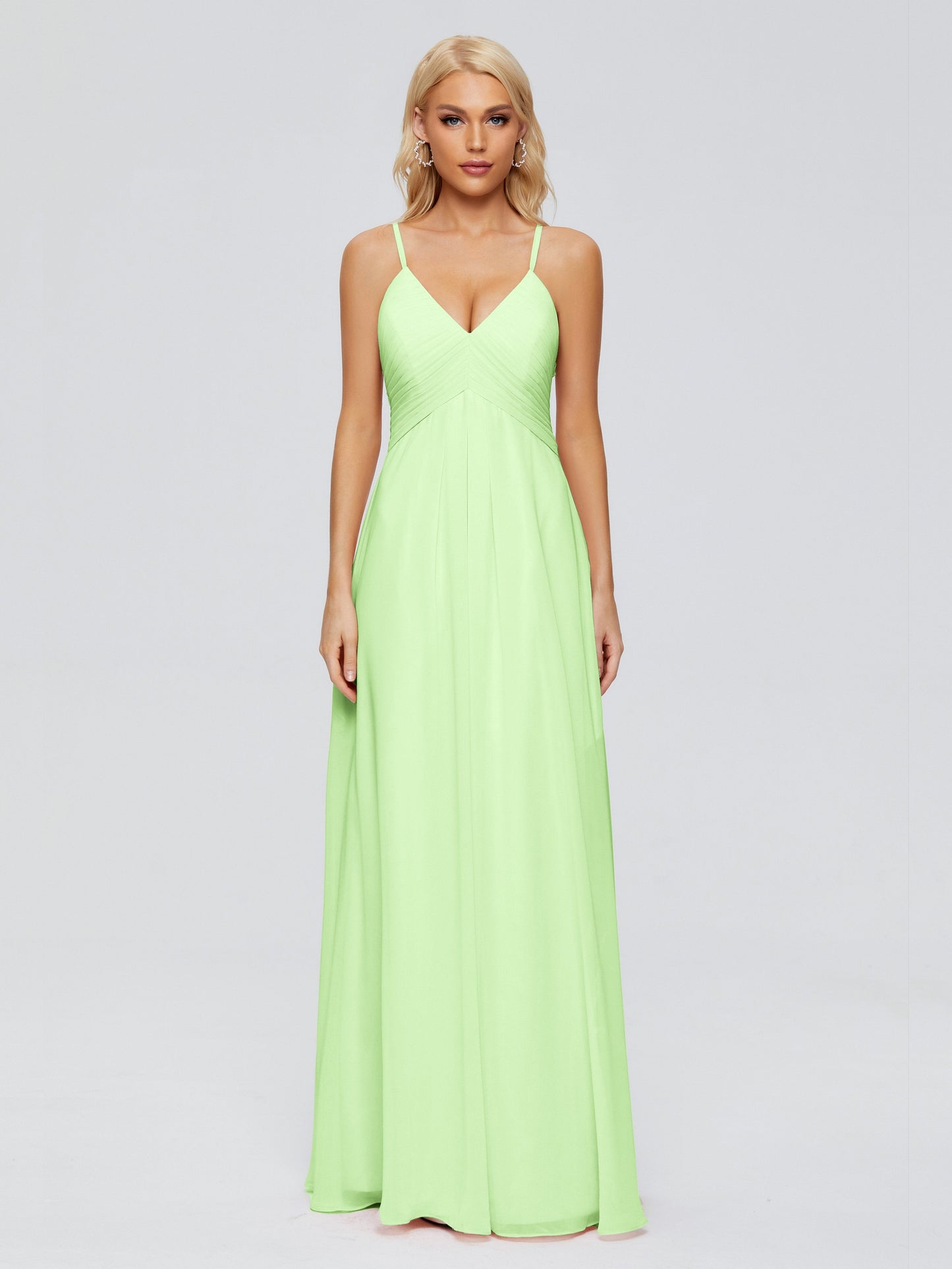 Hadley Spaghetti Straps Chiffon Bridesmaid Dresses
