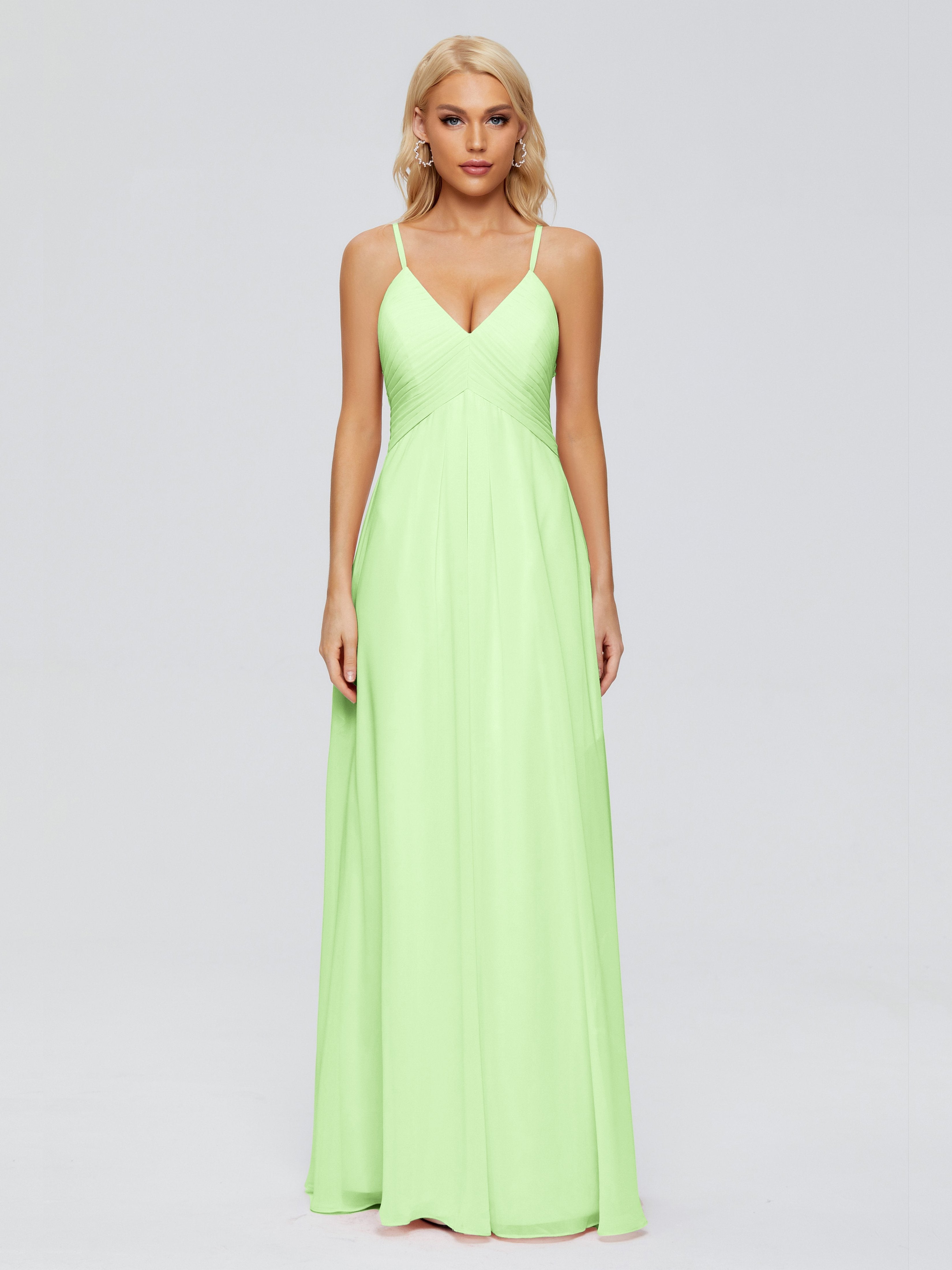 Hadley Spaghetti Straps Chiffon Bridesmaid Dresses