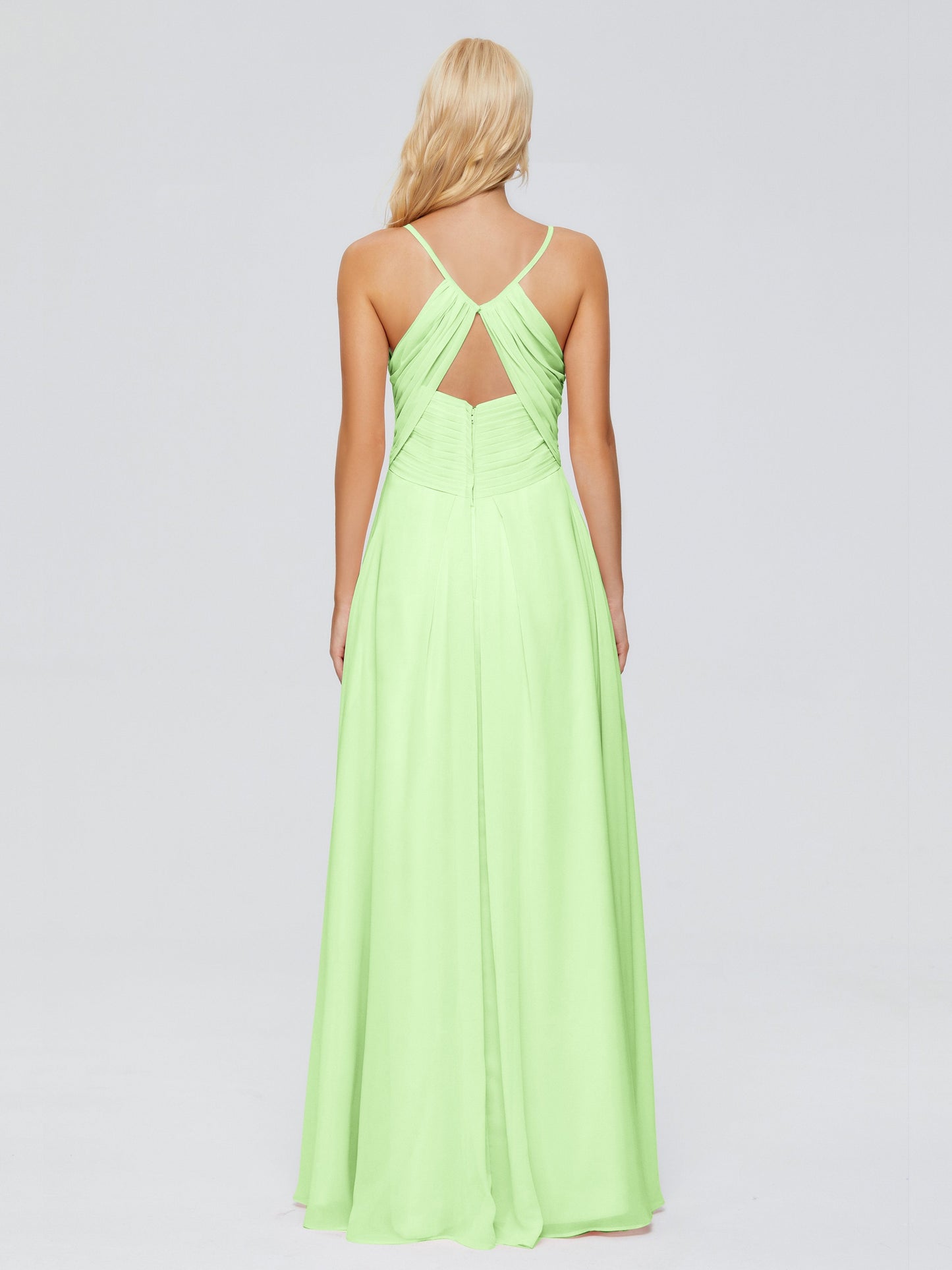 Hadley Spaghetti Straps Chiffon Bridesmaid Dresses