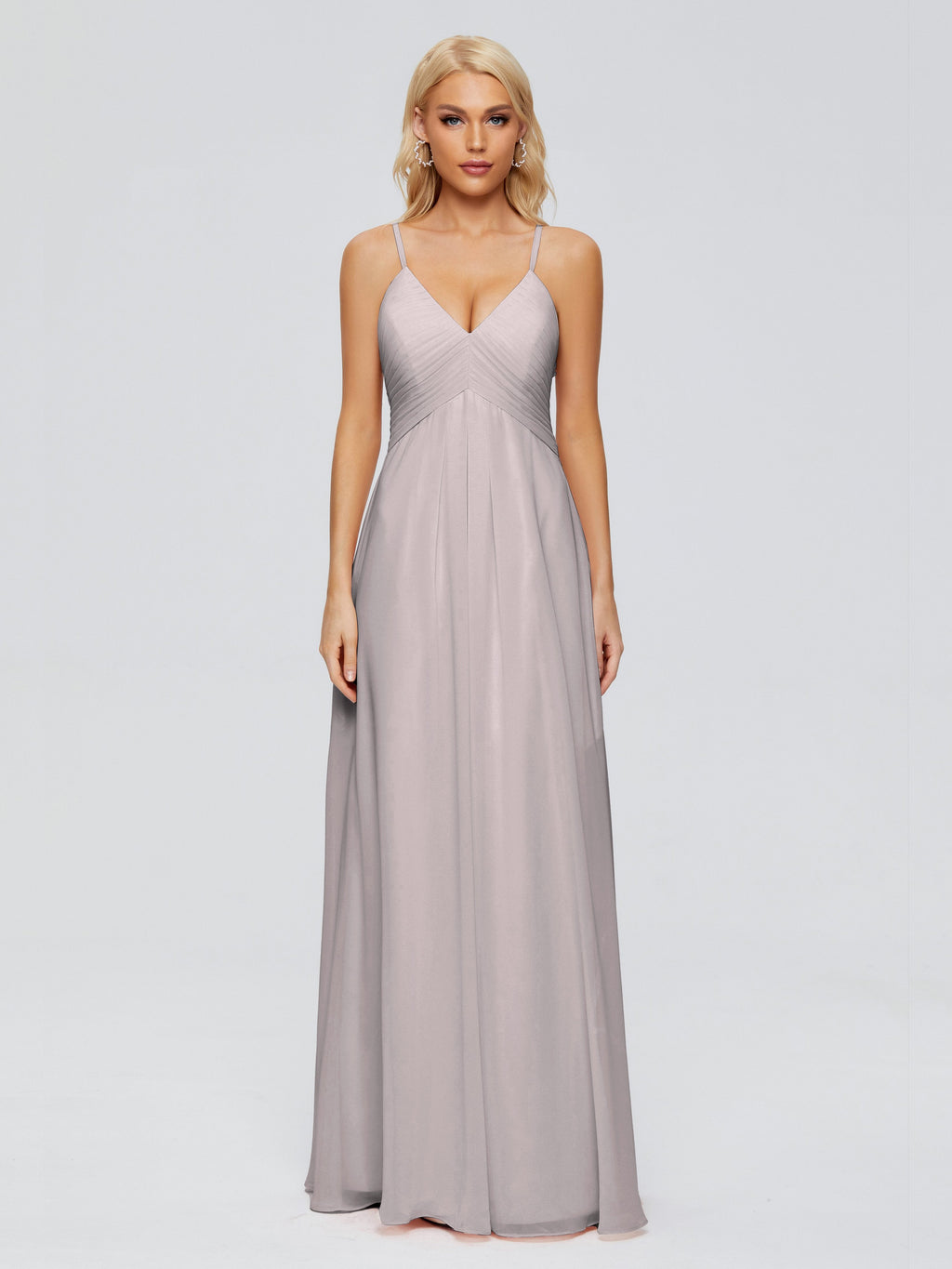 Hadley Spaghetti Straps Chiffon Bridesmaid Dresses