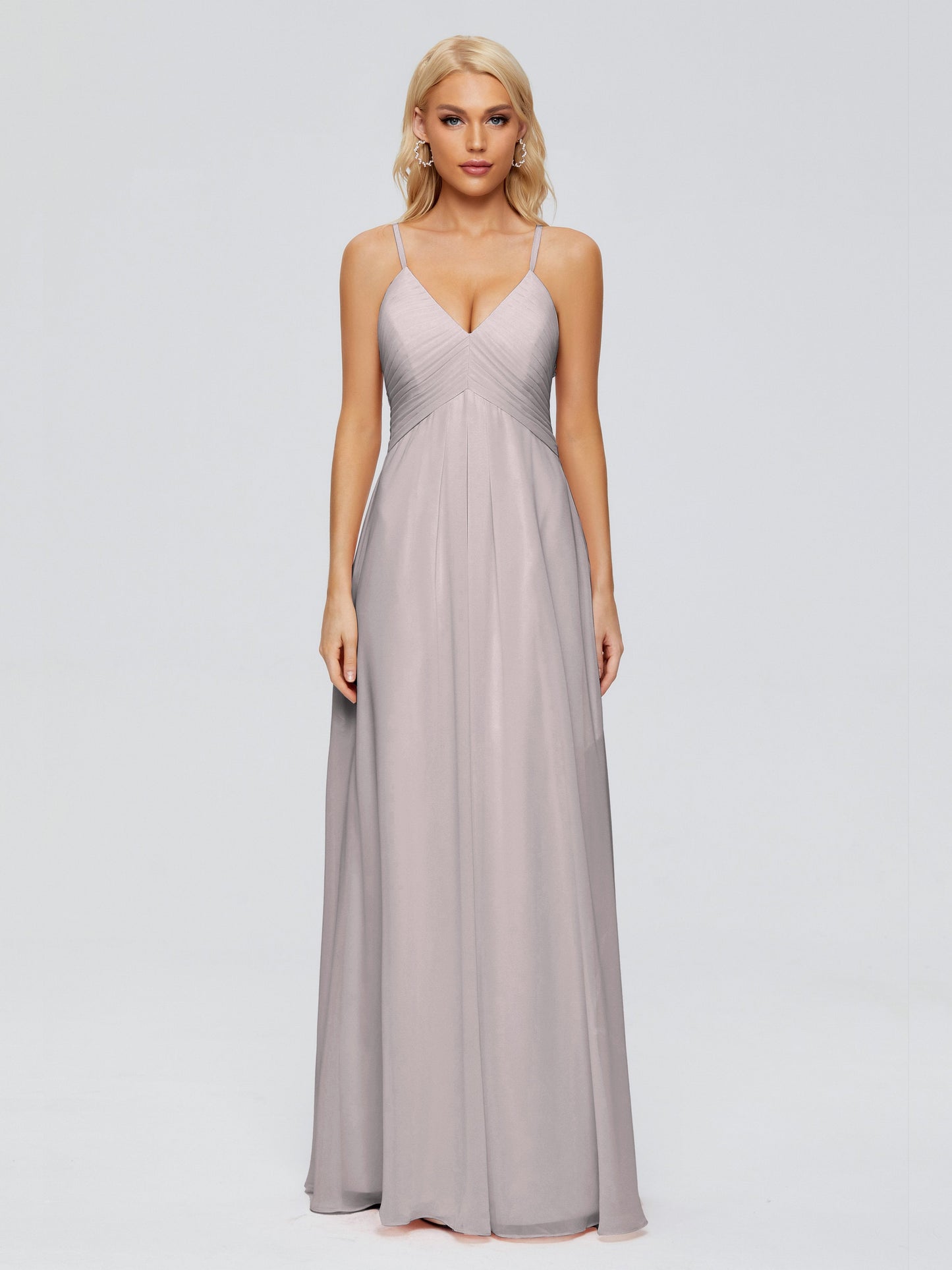 Hadley Spaghetti Straps Chiffon Bridesmaid Dresses