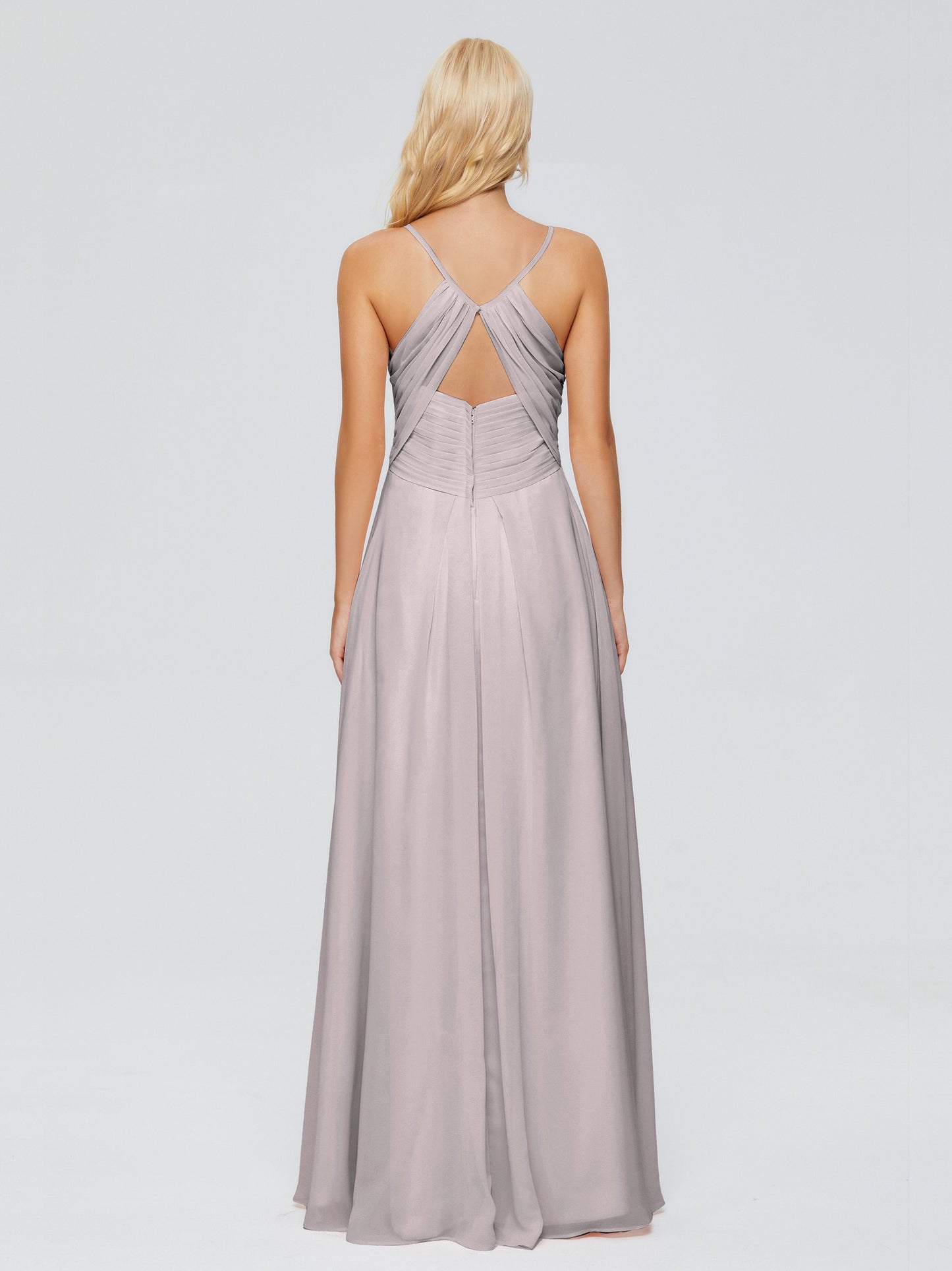 Hadley Spaghetti Straps Chiffon Bridesmaid Dresses
